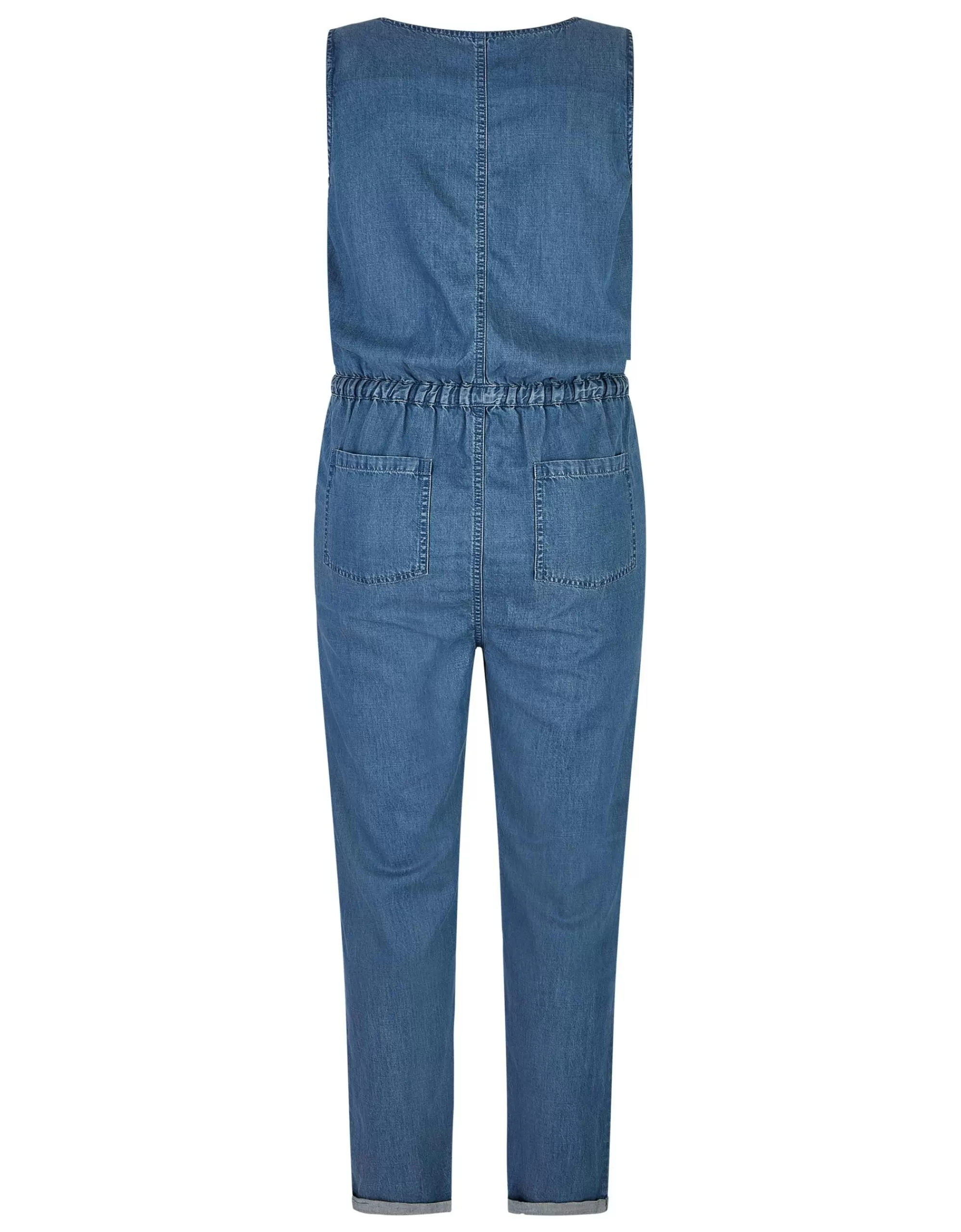 MY OWN Ärmelloser Jumpsuit Denim Medium Stone Best