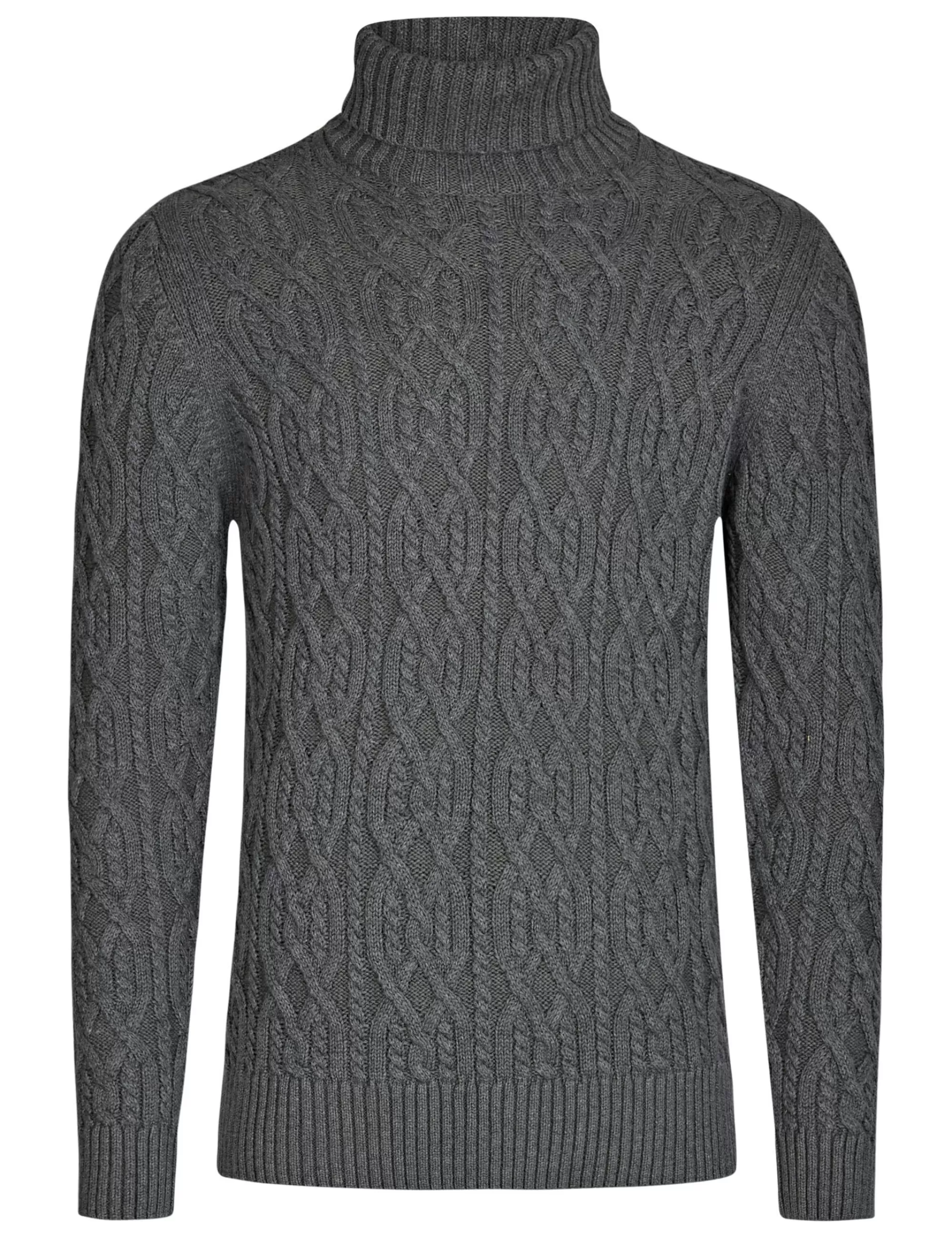 Rollkragenpullover Mit Zopfmuster-Via Cortesa Cheap