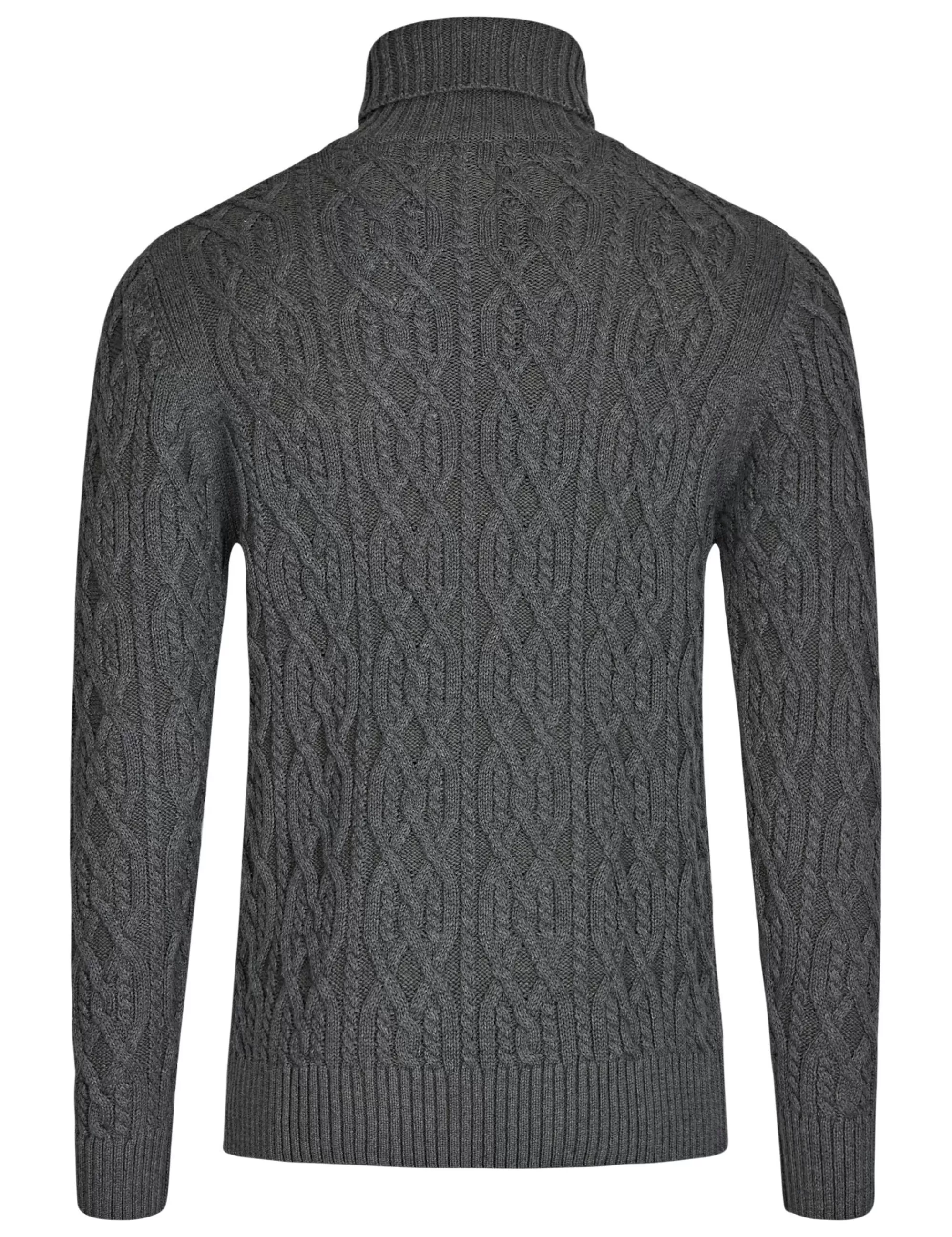 Rollkragenpullover Mit Zopfmuster-Via Cortesa Cheap