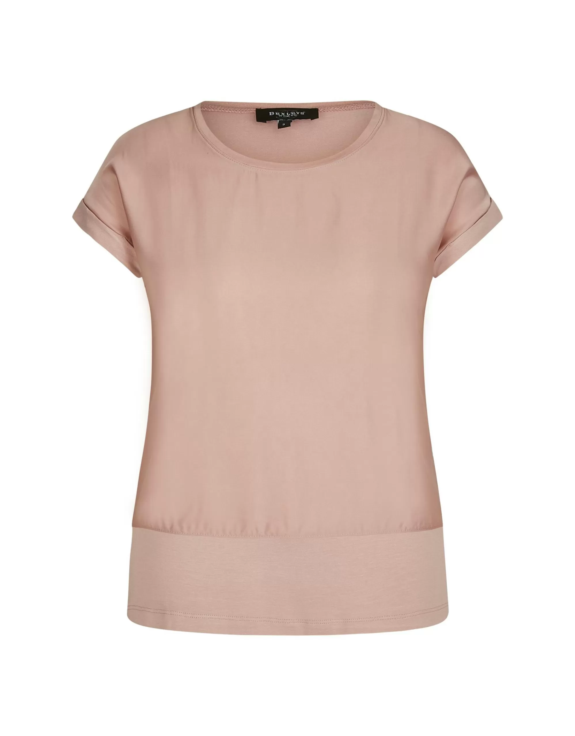 Bexleys woman Shirt In Satin Optik Rose Discount