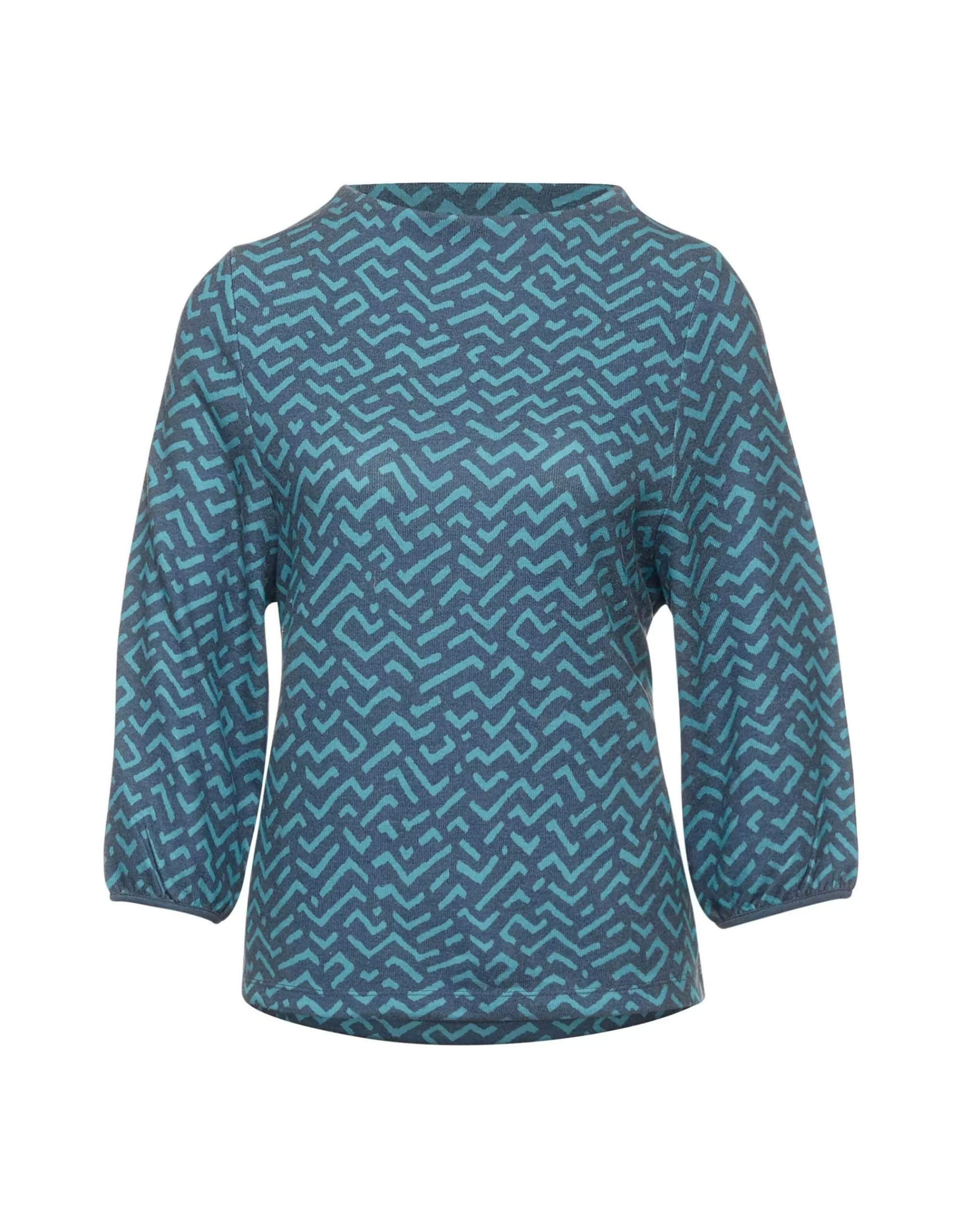 Street One Shirt Mit 3/4 Ärmel Blau Hot