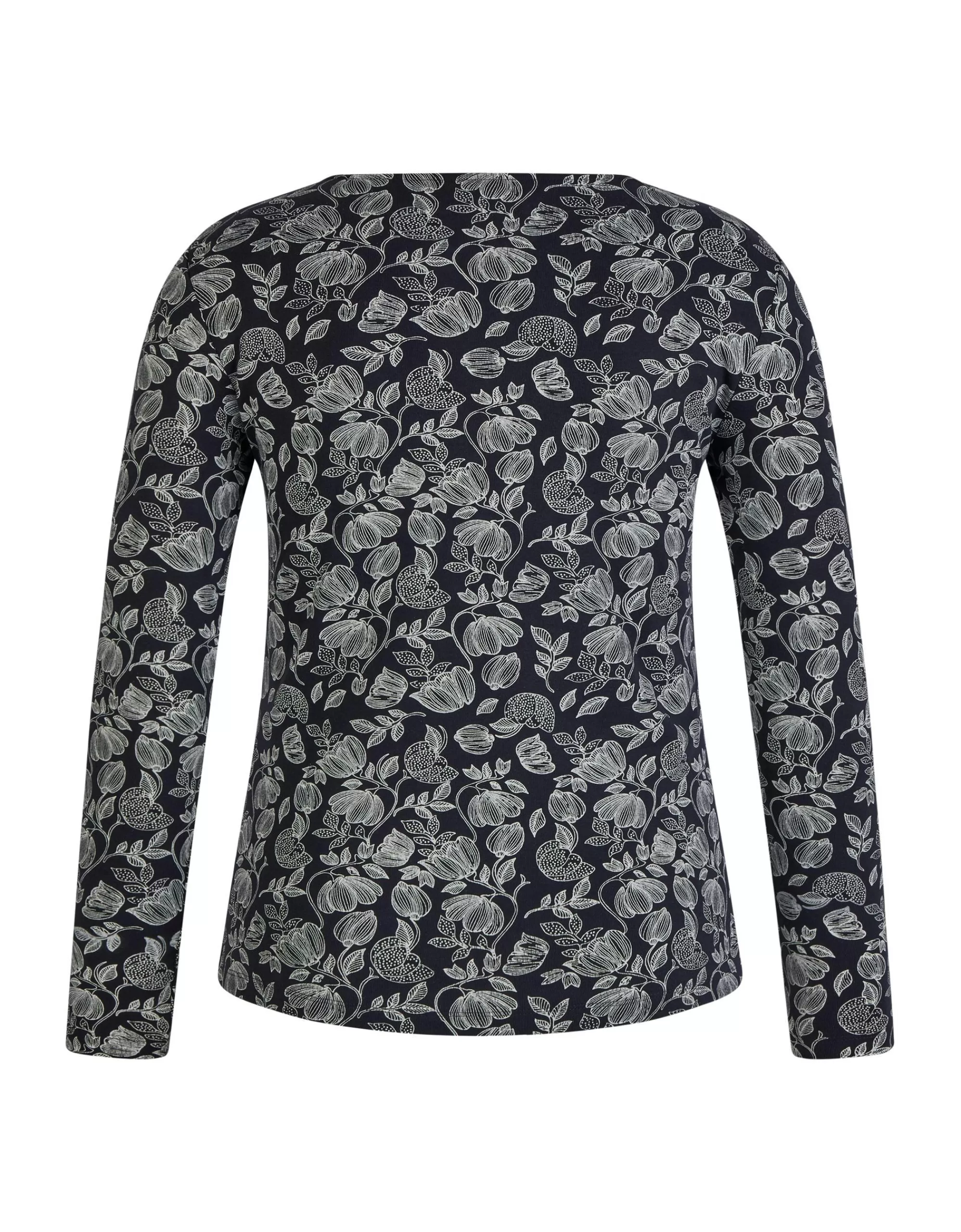 Steilmann Edition Shirt Mit Alloverprint Marine Hot