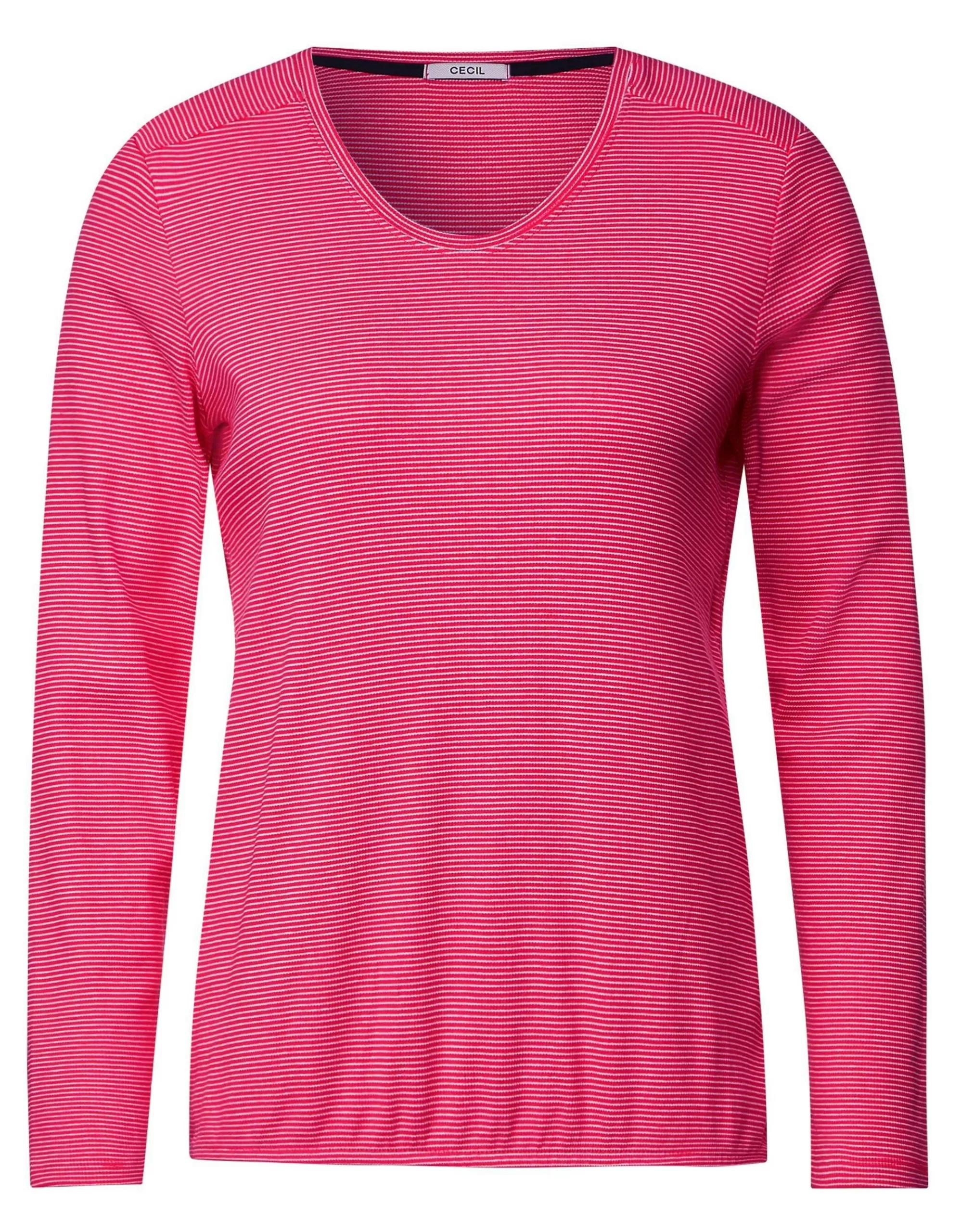 CECIL Shirt Mit Elastiksaum Pink Store