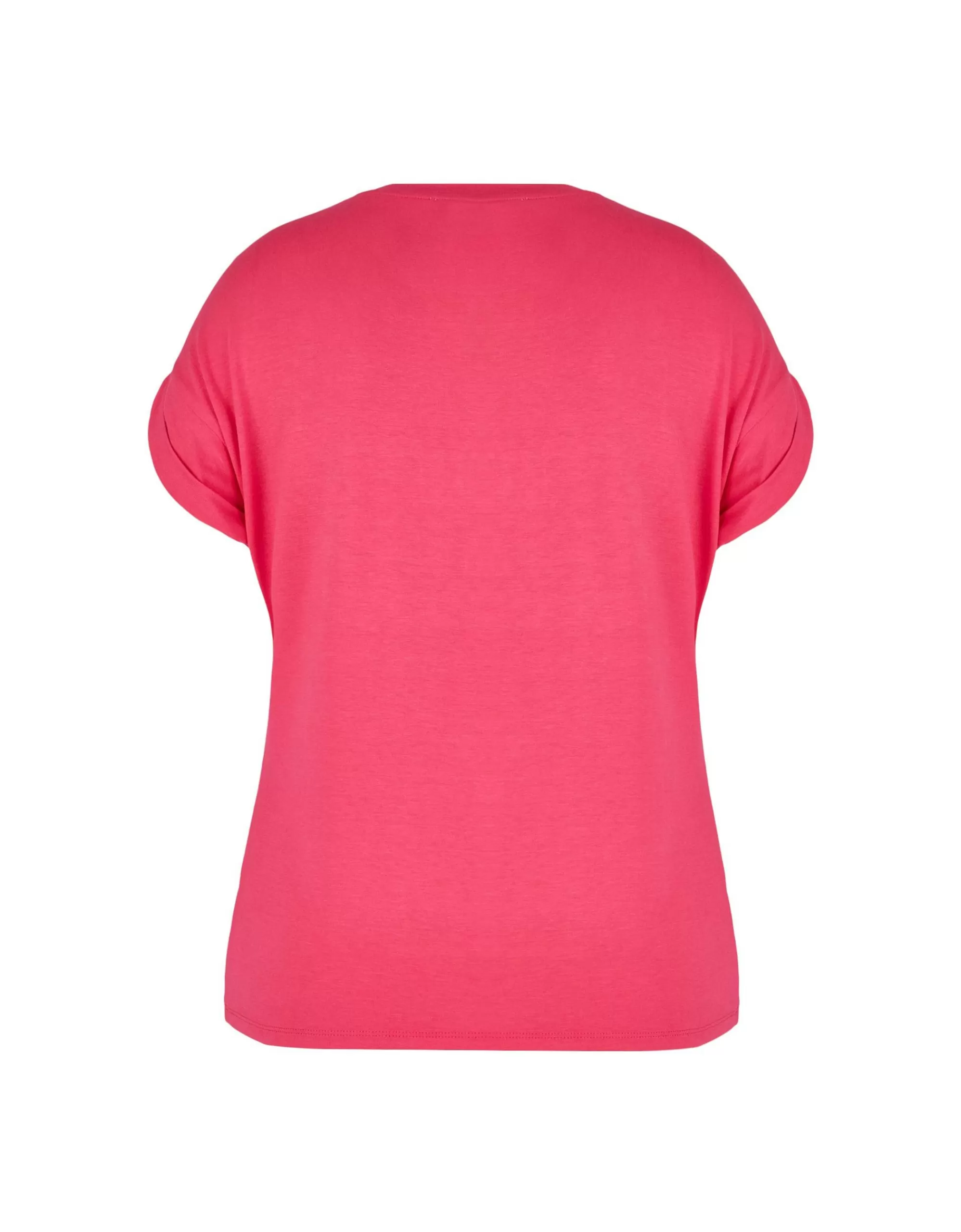 Steilmann Woman Shirt Mit Fixiertem Ärmelaufschlag Und Plättchen Pink Discount