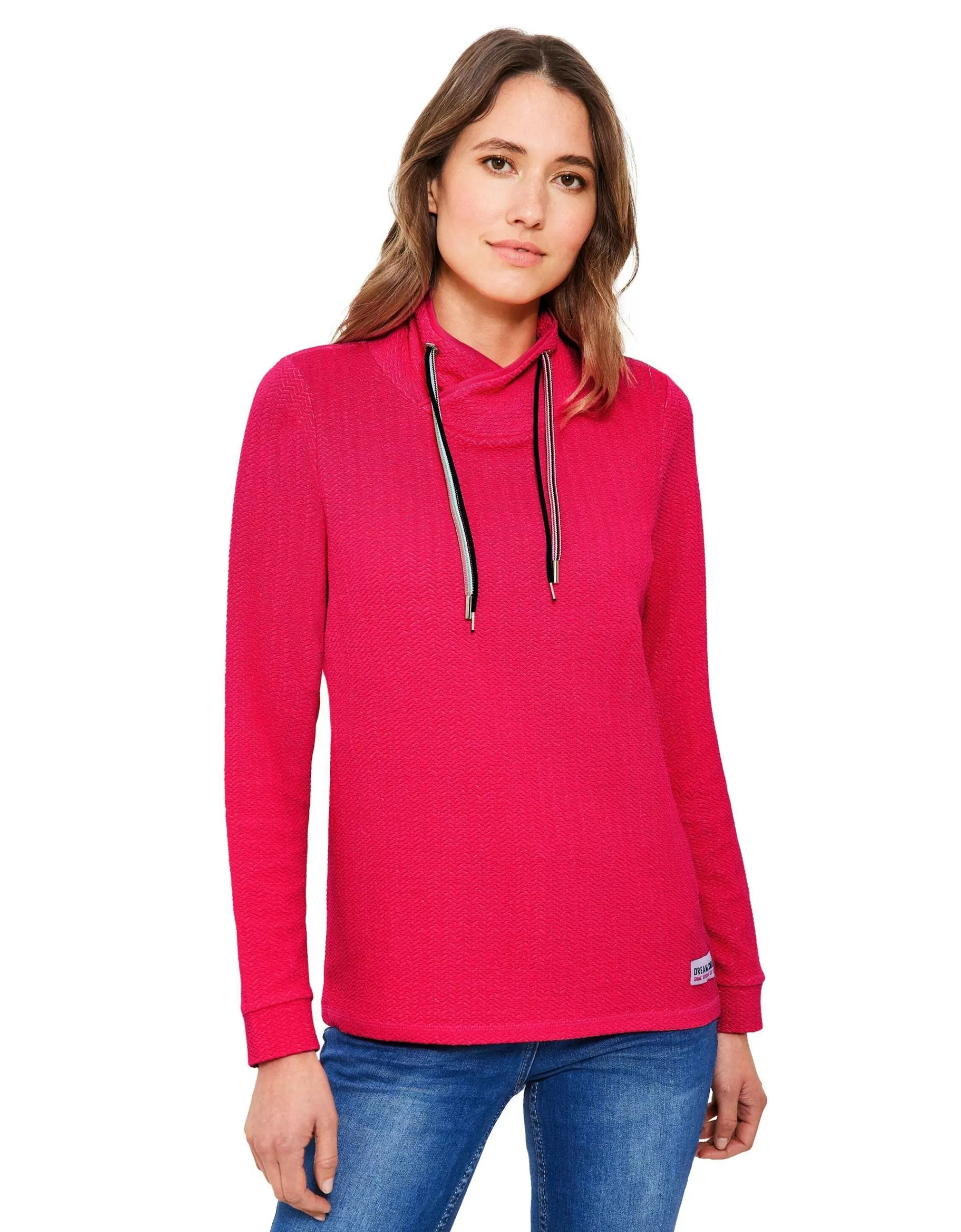 CECIL Shirt Mit Großem Kragen Pink Clearance