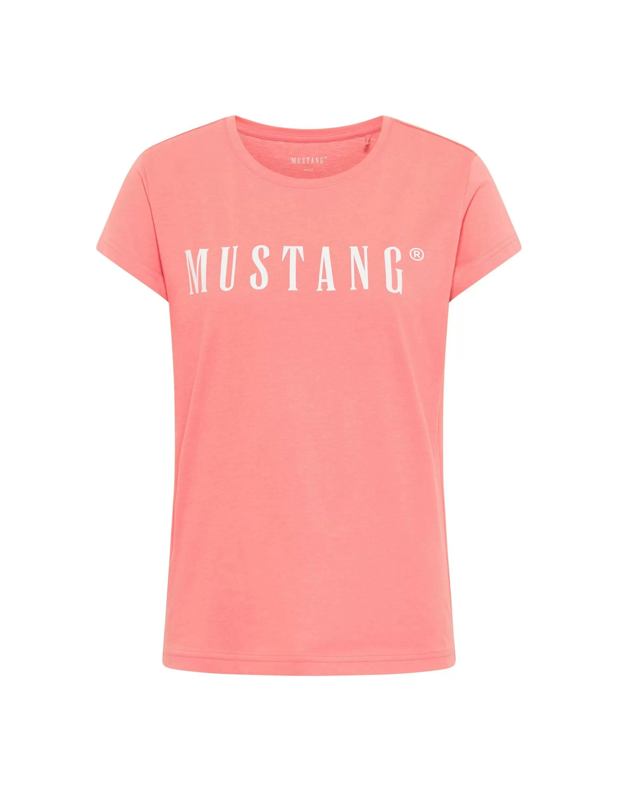 MUSTANG Shirt Mit Logo-Print Rosa Hot