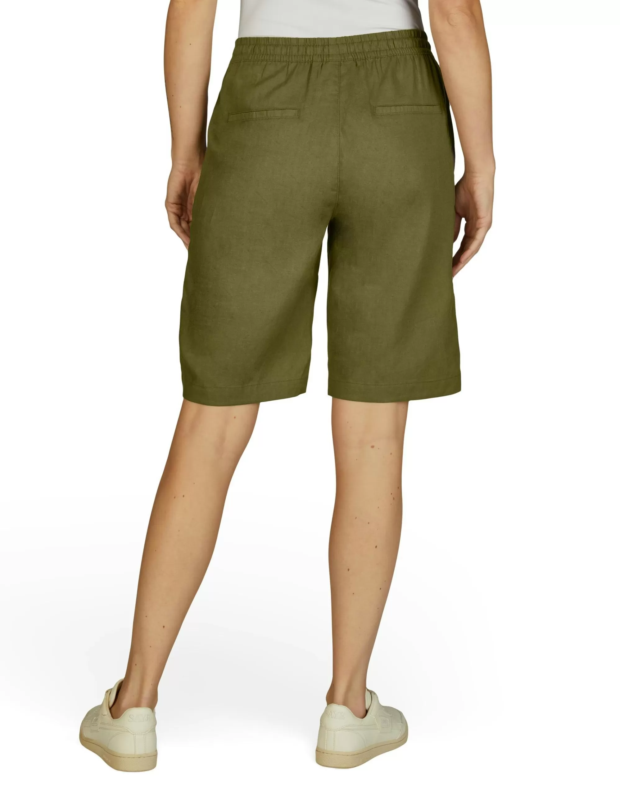 Steilmann Edition Shorts Aus Leinen-Mix Khaki Online