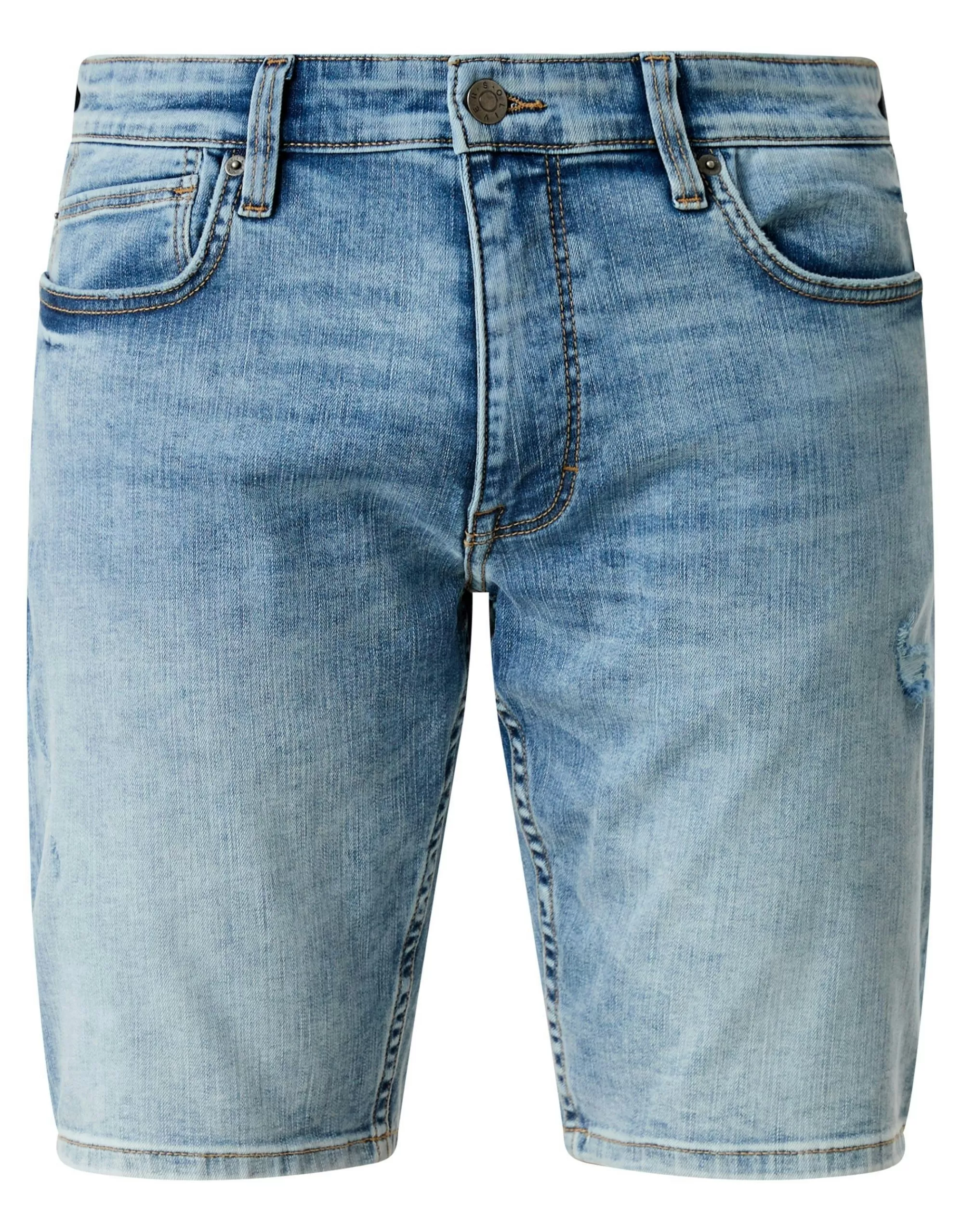 Slim: Denim-Short Im Used-Look-s.Oliver Flash Sale