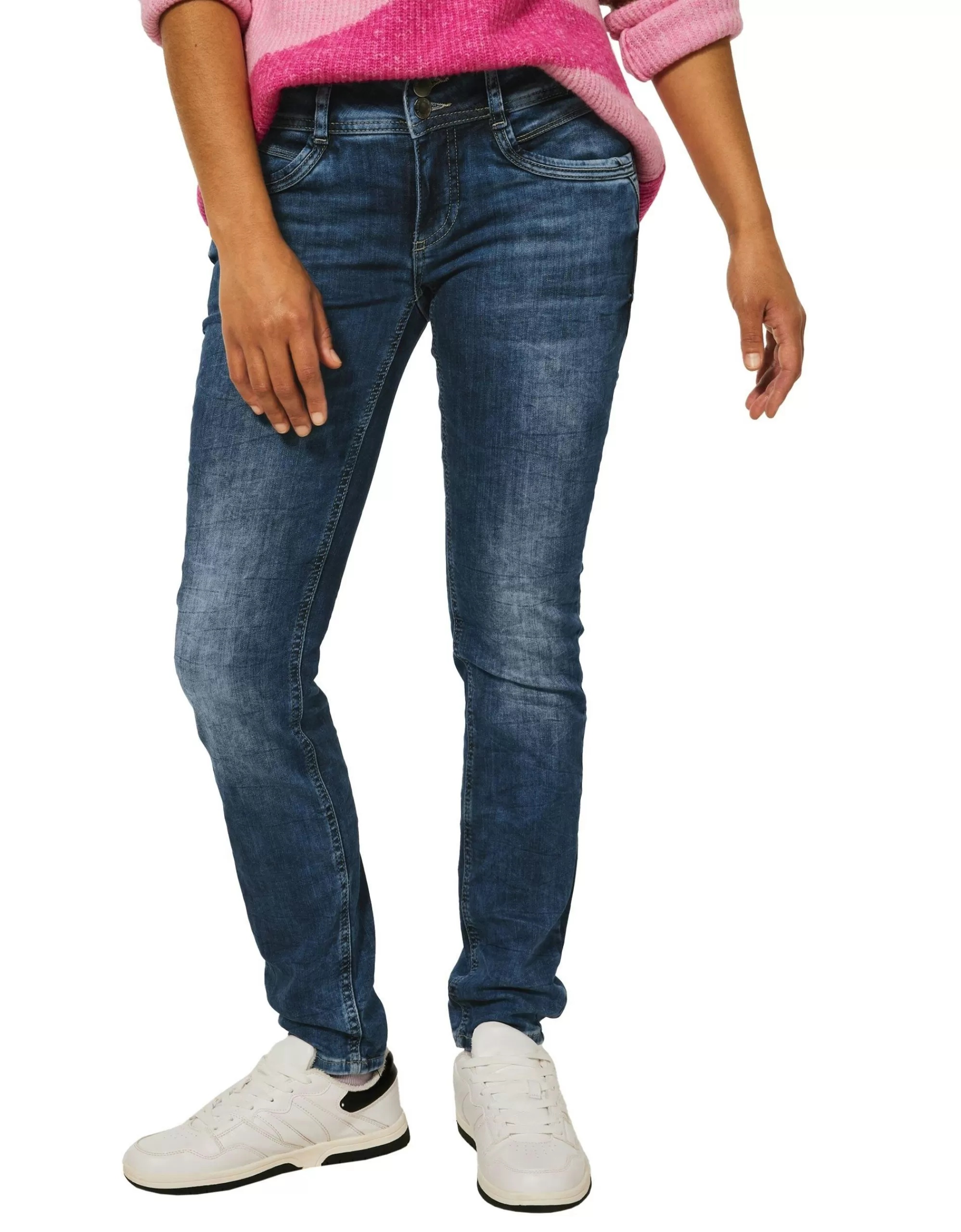 Street One Slim Fit Jeans Indigo Washed Shop