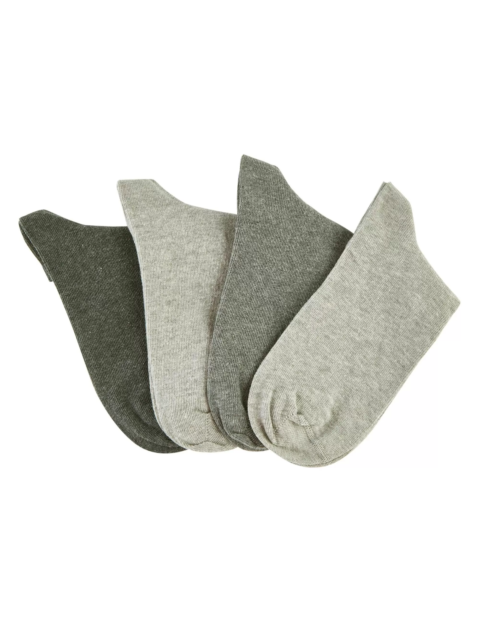 Adler Collection Sneakersocken 4Er Pack Grau Best Sale