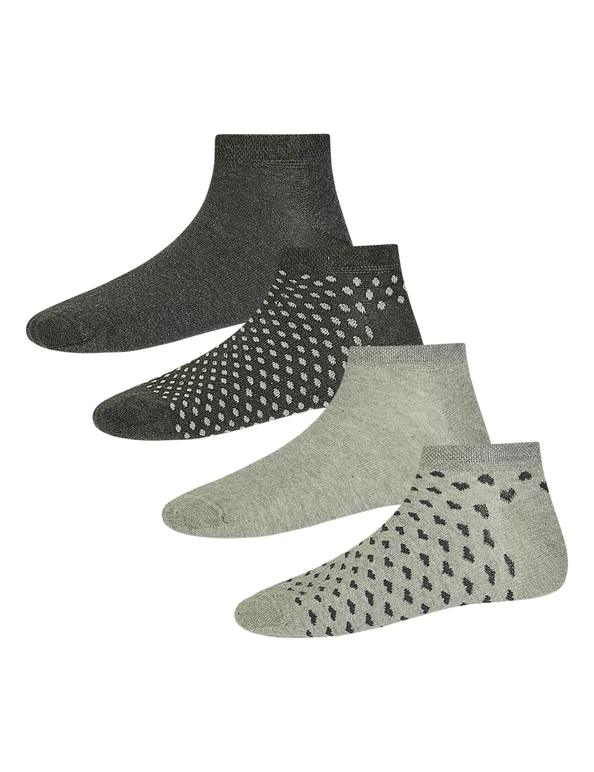 Adler Collection Sneakersocken 4Er Pack Grau Online