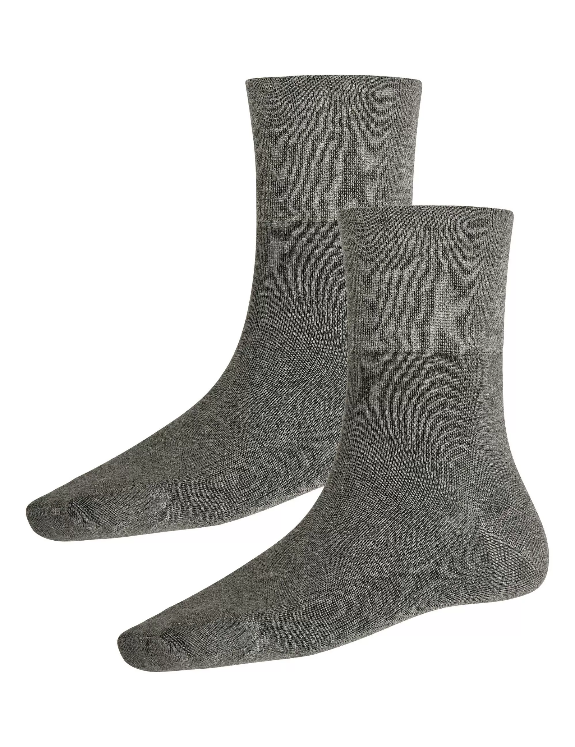 Adler Collection Socke Aus Bambus-Viskose 2Er Pack Grau Outlet