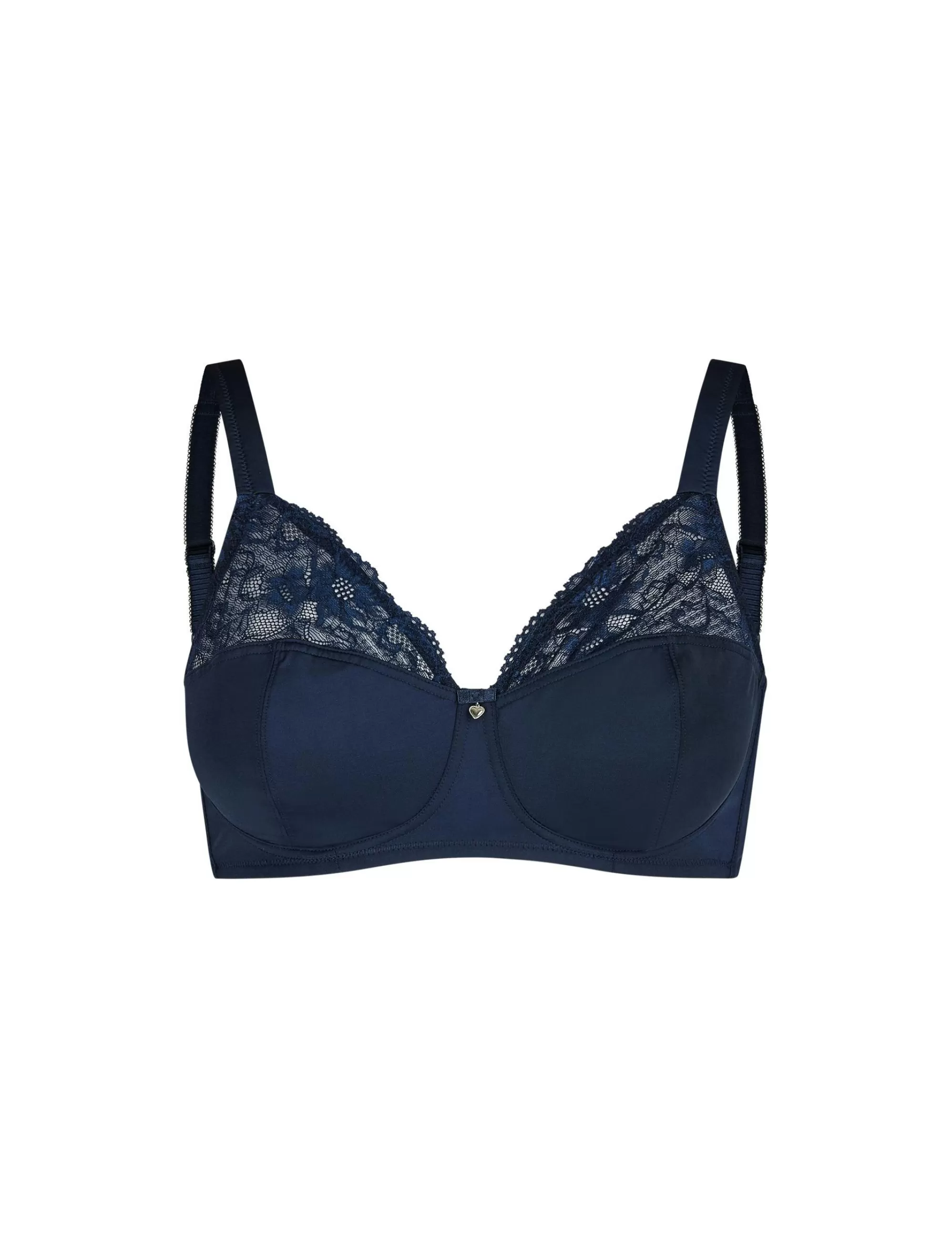 ADLER LINGERIE Soft Bh Mit Breiten Trägern Blau/Marine/Nawy Best