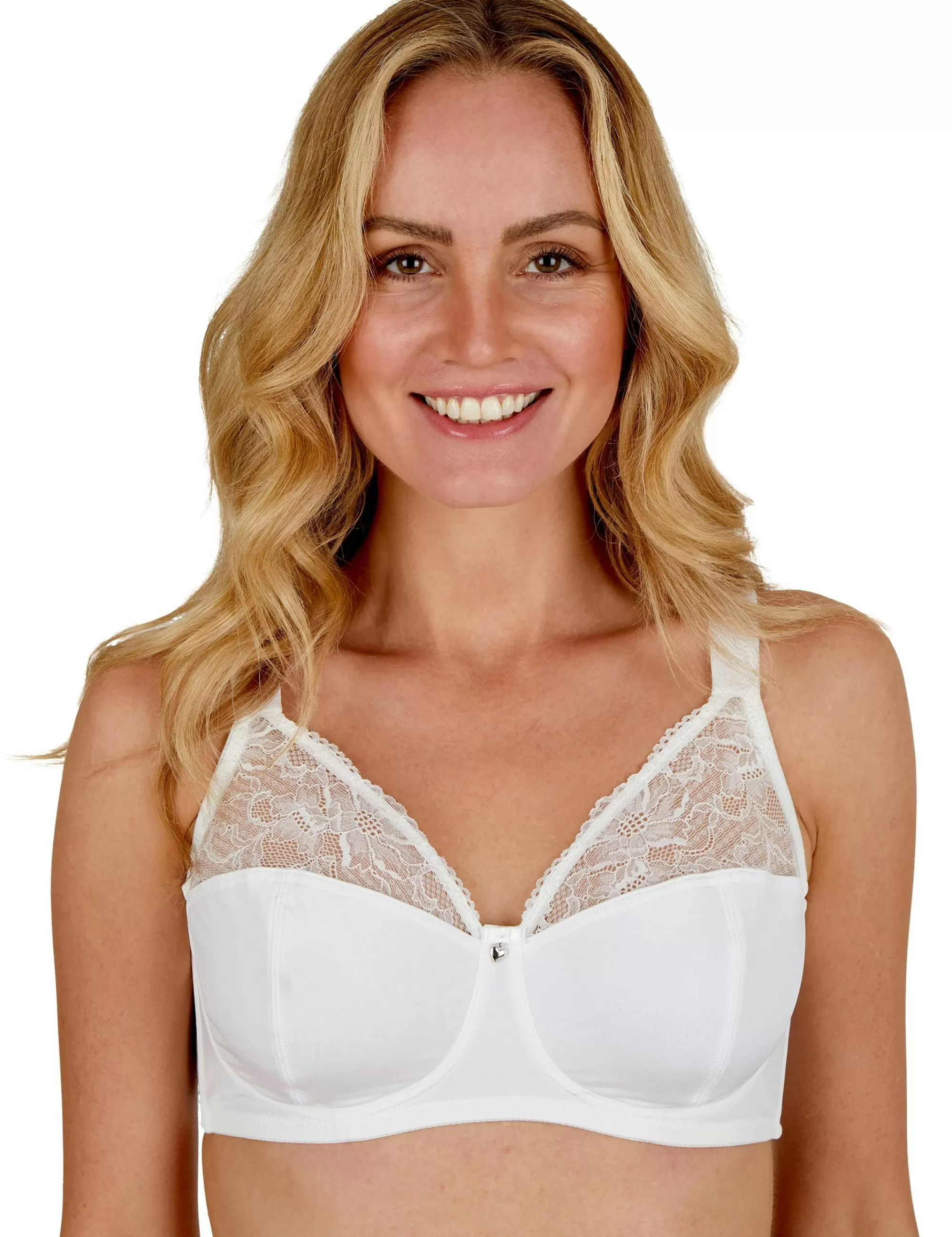 ADLER LINGERIE Soft Bh Mit Breiten Trägern Weiß Outlet