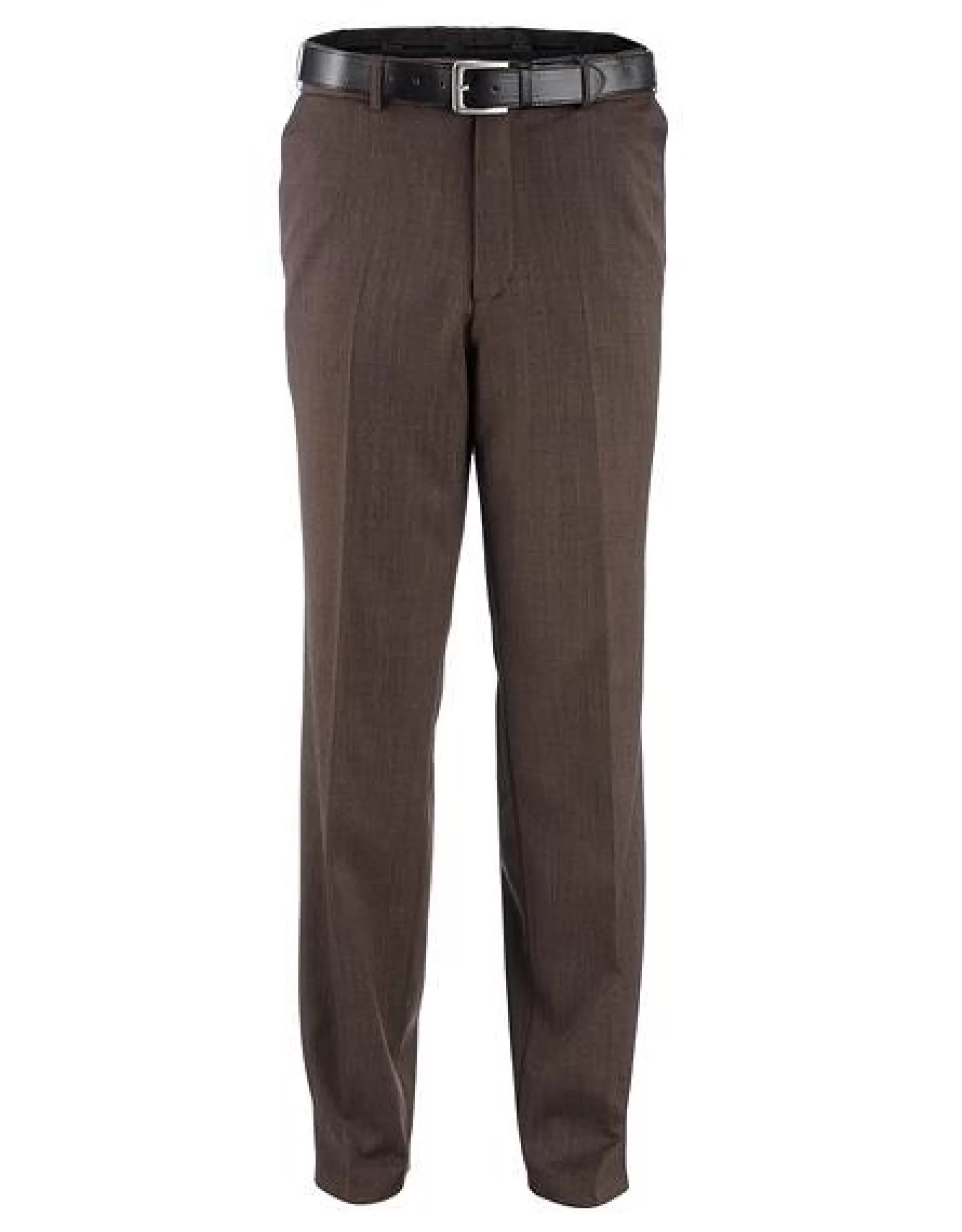 Stoffhose Mit Gürtel, Reisehose, Comfort Fit, Schwarz-Senator New