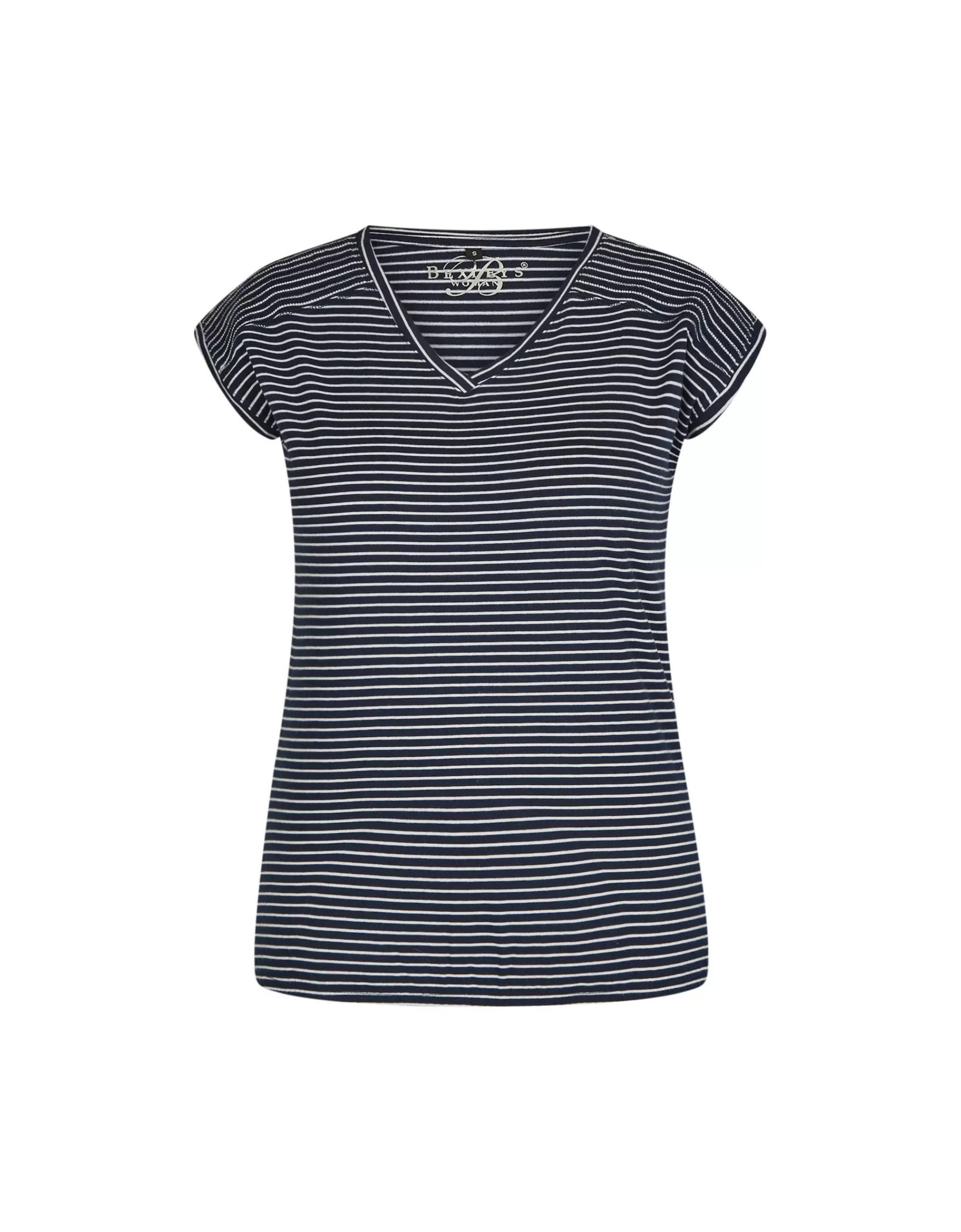 Bexleys woman Streifen-Shirt Marine/Weiß Flash Sale