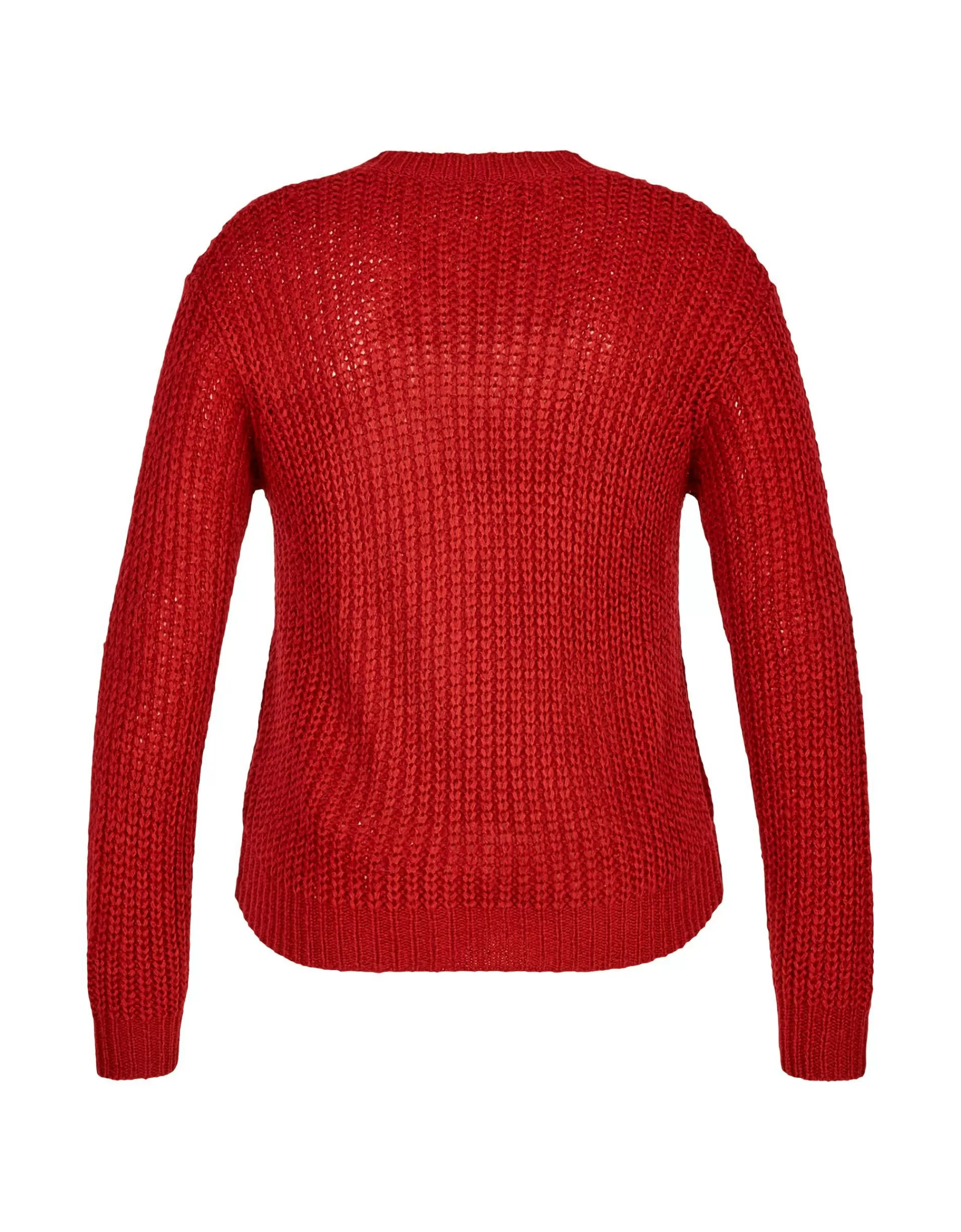 MY OWN Strickjacke In Grobstrick Rot Discount