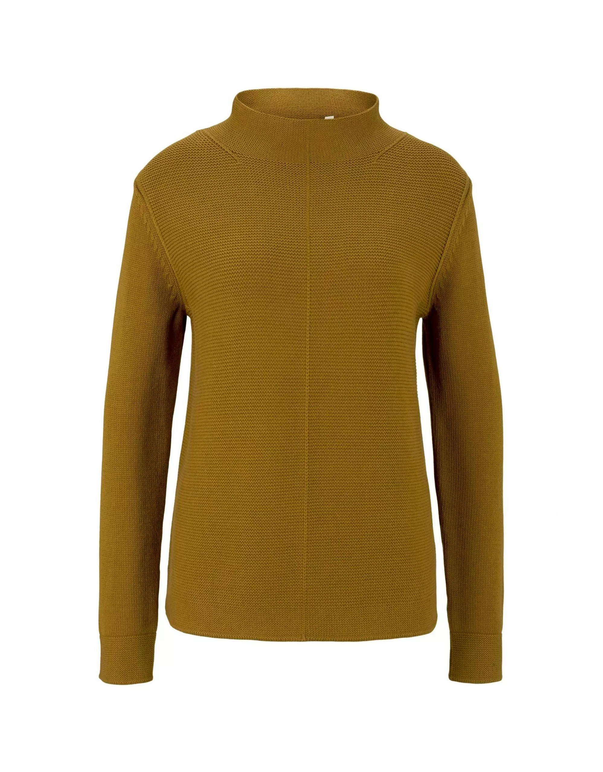 TOM TAILOR Strukturierter Pullover Mit Bio-Baumwolle Oliv Best Sale