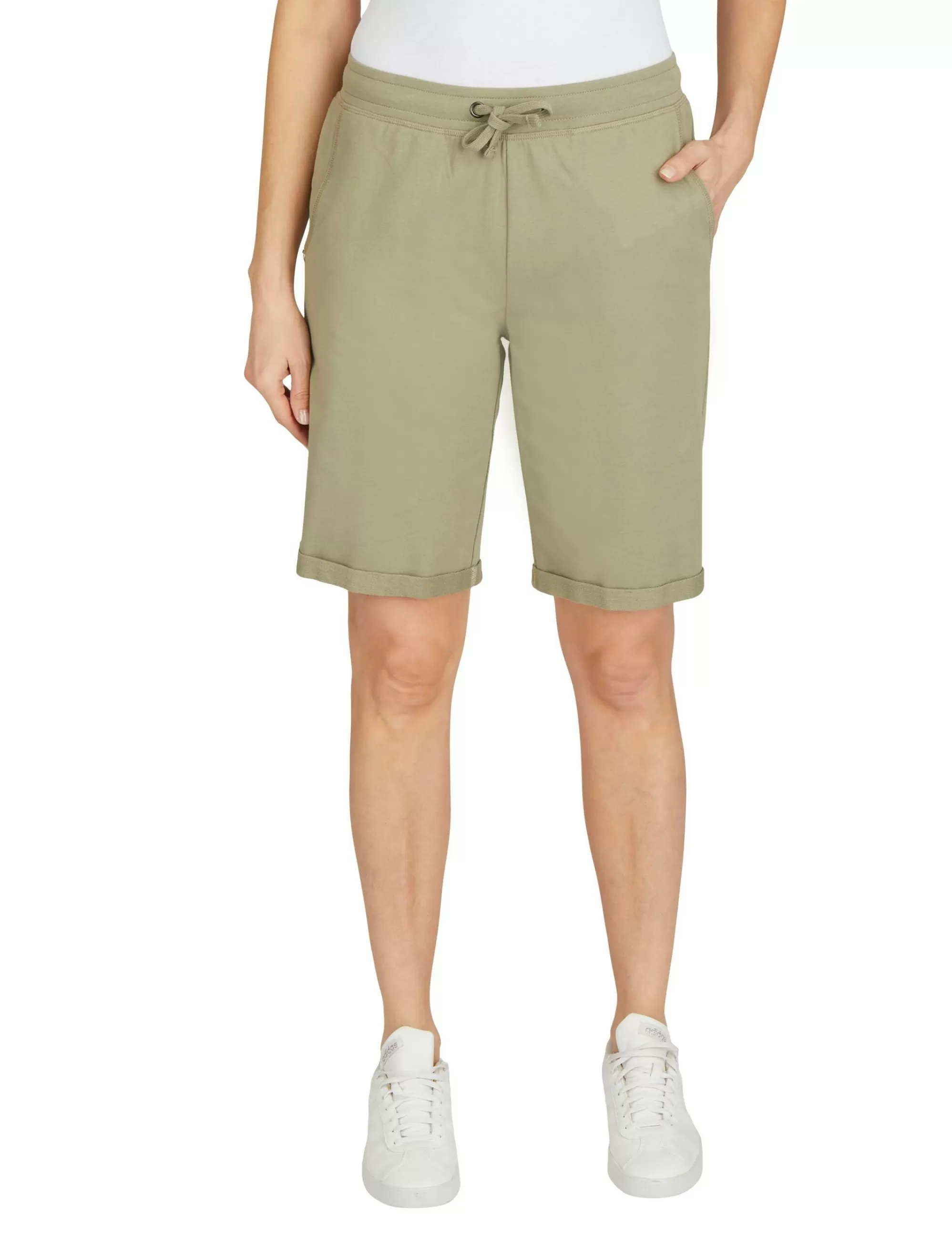 Bexleys woman Sweat Bermuda Khaki New