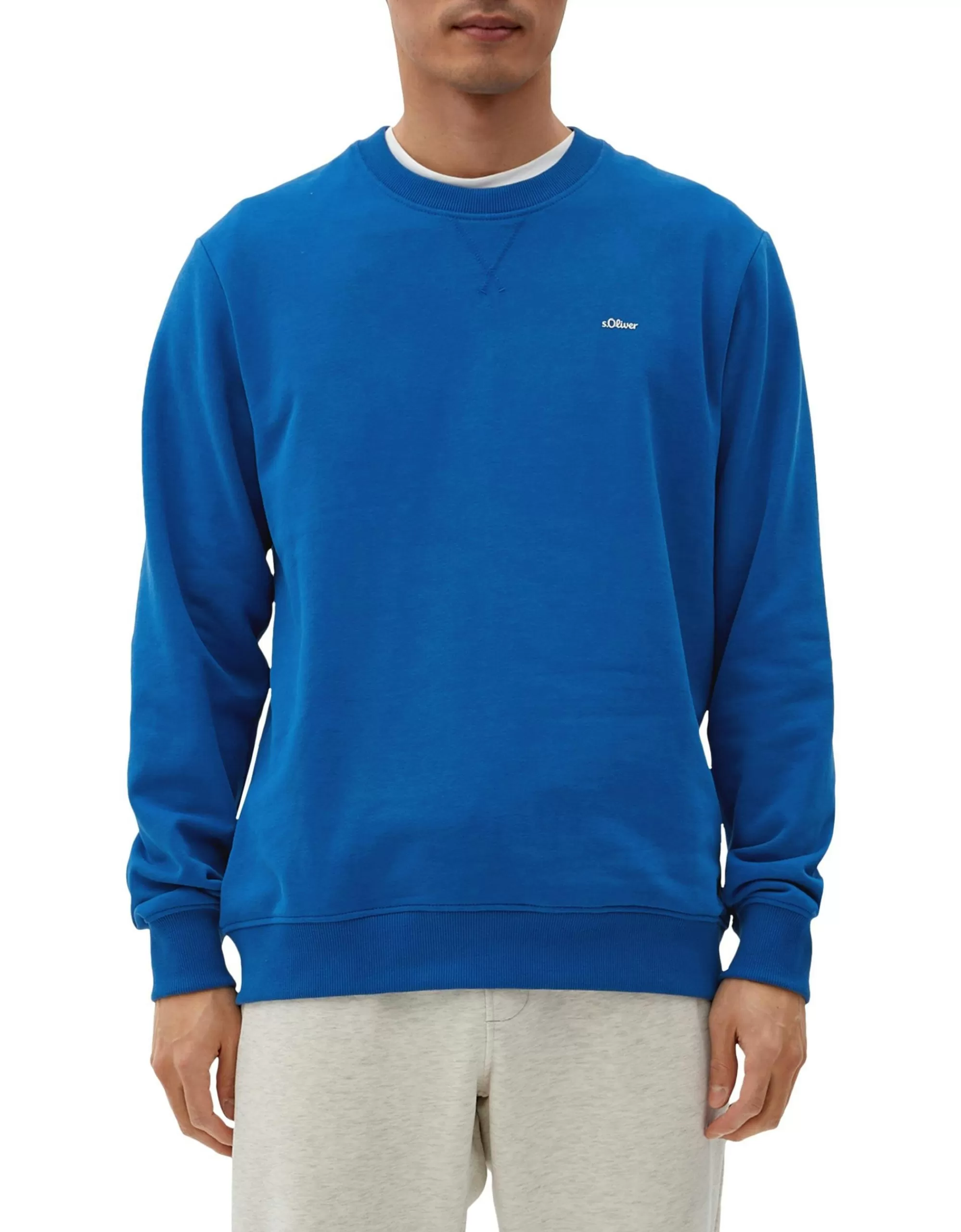 Sweatshirt Mit Crew Neck-Ausschnitt-s.Oliver Discount