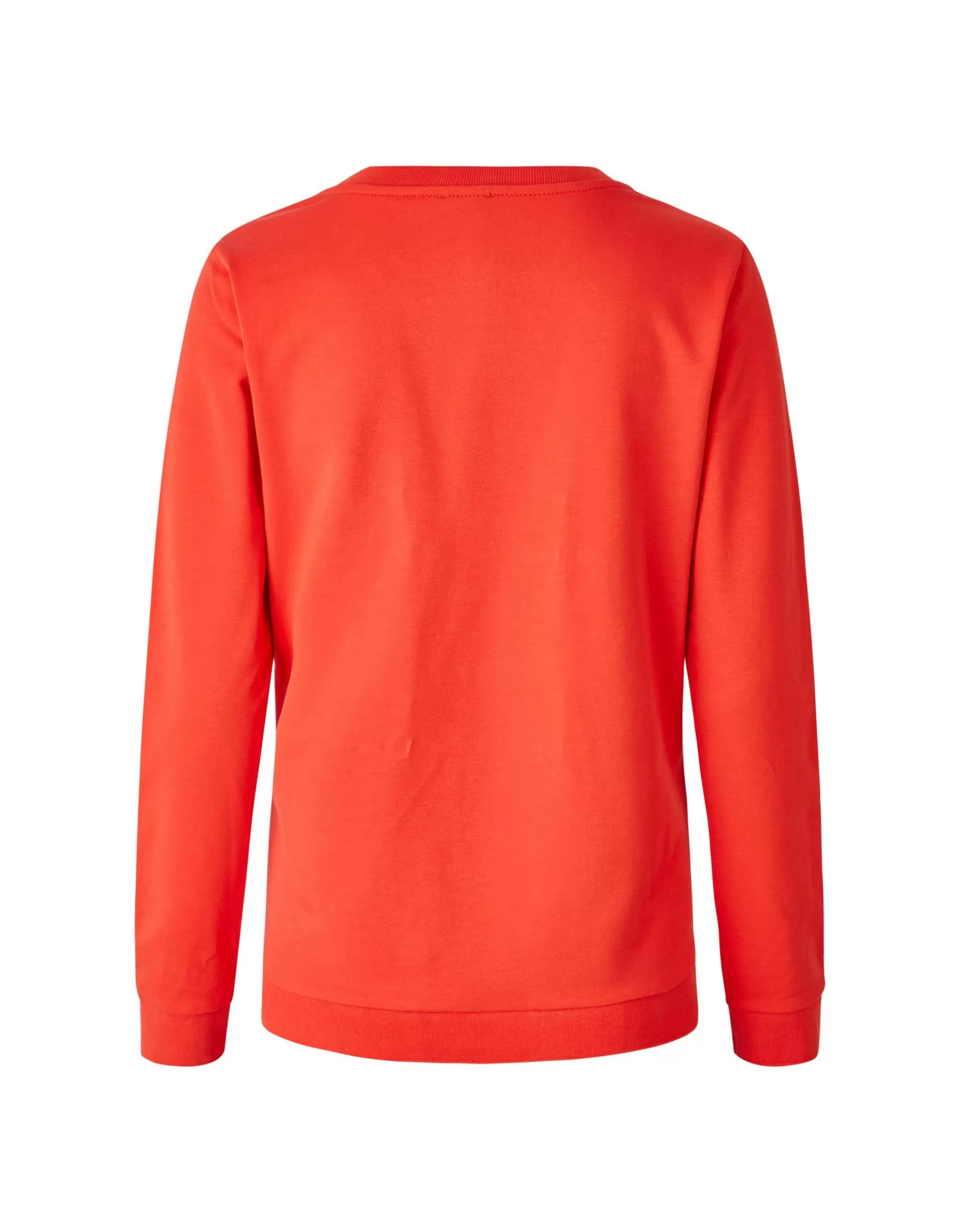 Via Cortesa Sweat-Shirt Mit Frontprint Rot/Weiß Cheap