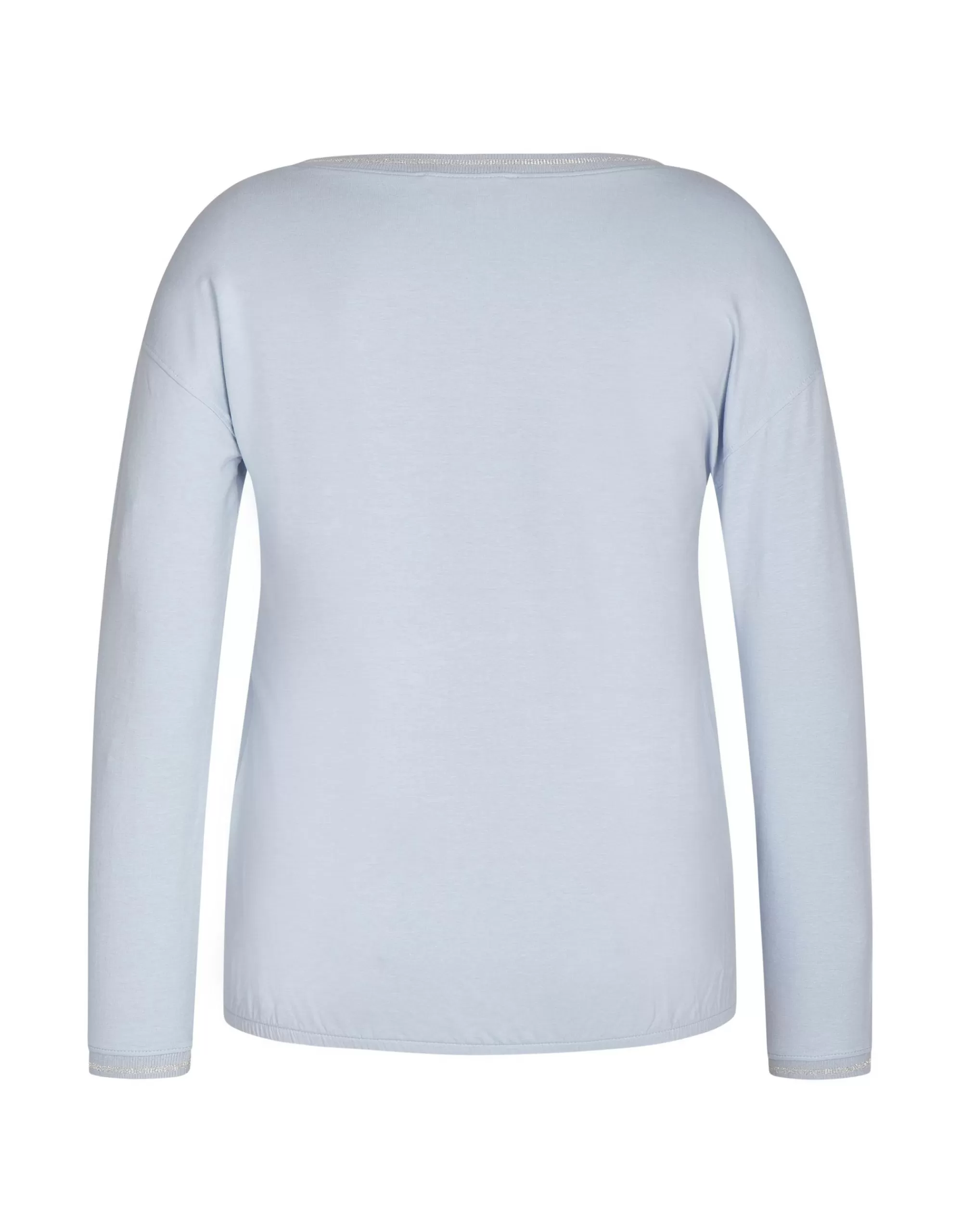 Bexleys woman Sweatshirt Mit Frontprint Und Ziersteine Blau Best