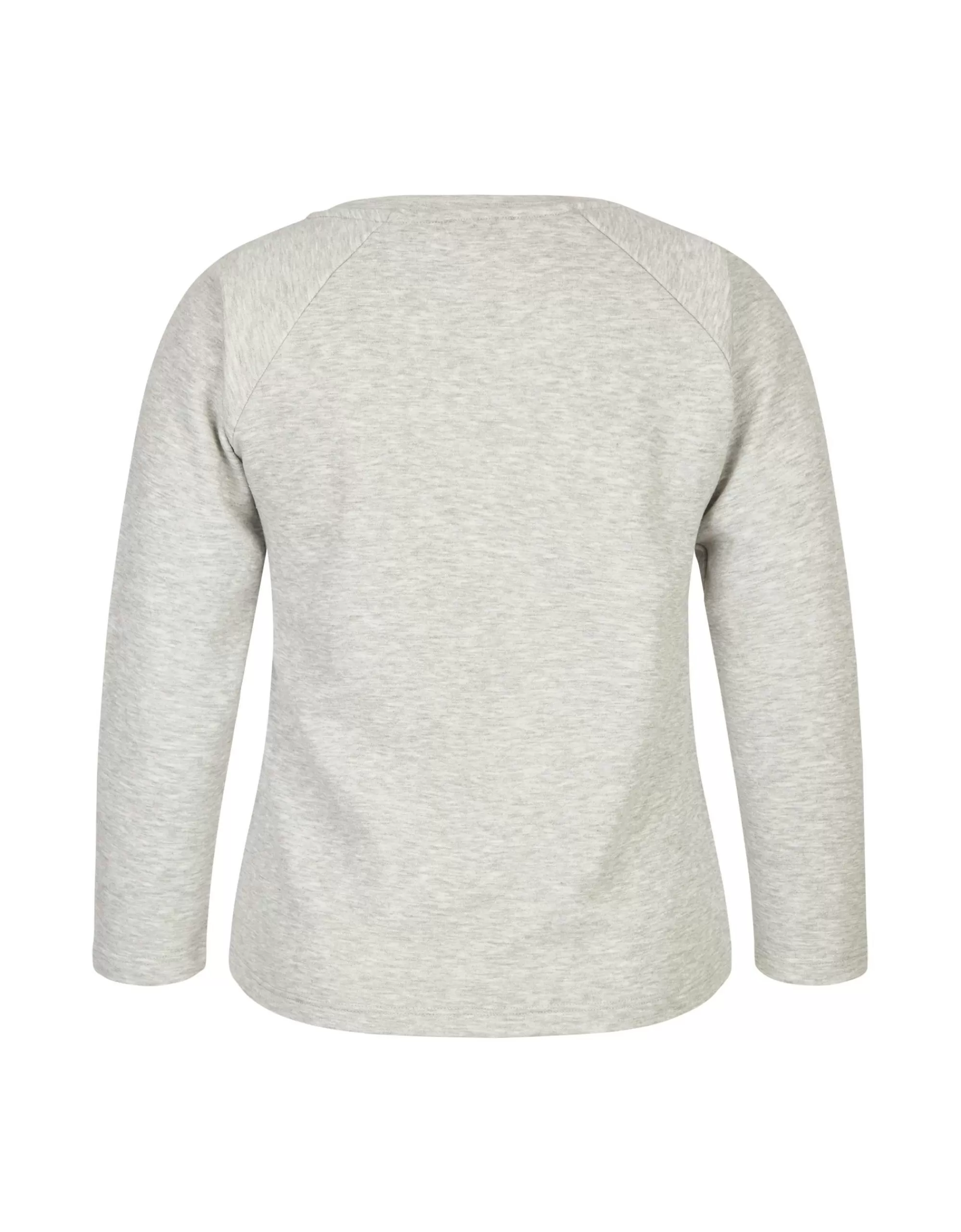 Bexleys woman Sweatshirt Mit Knopfleiste Graumeliert Flash Sale