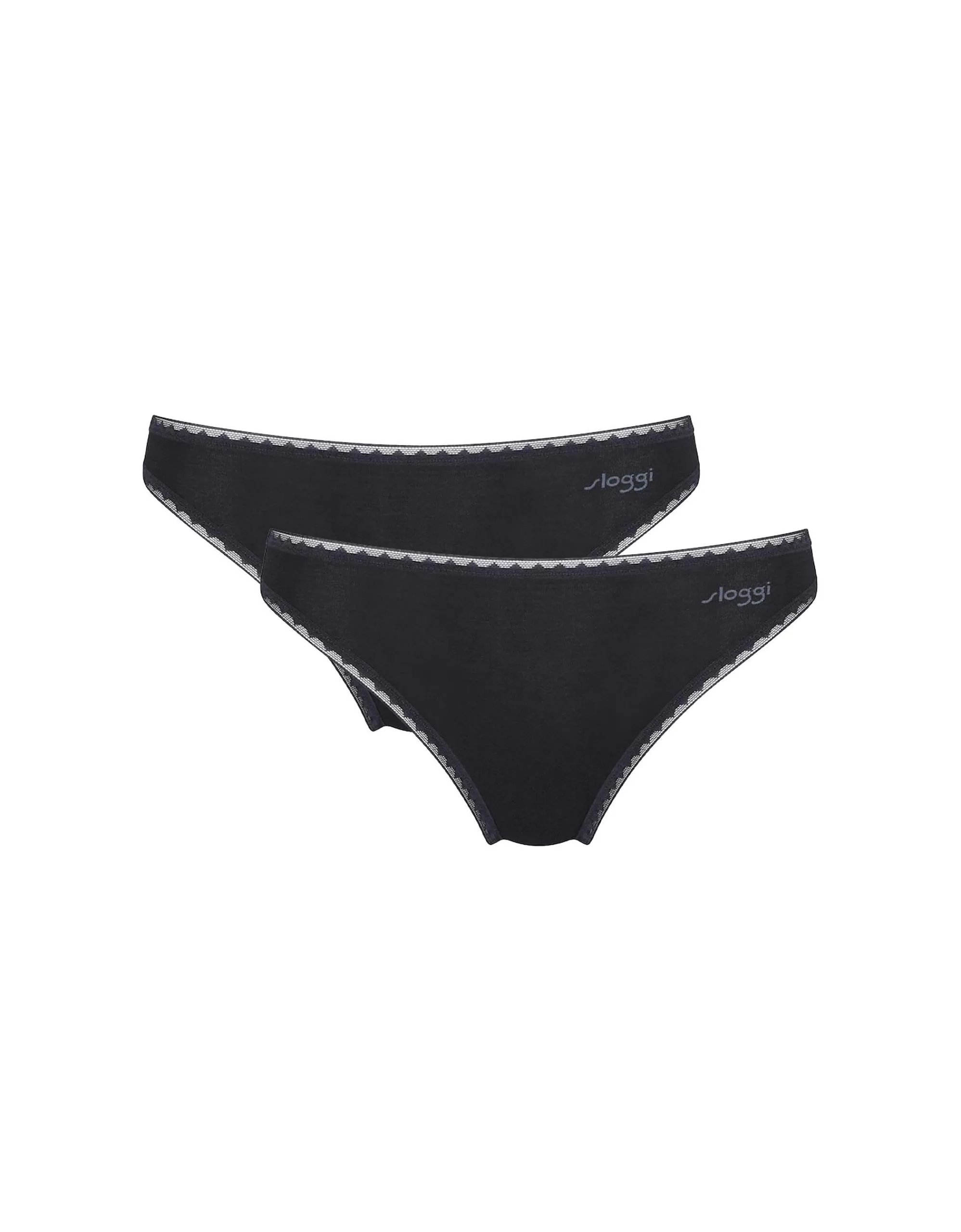 Sloggi Taillenslip 2Er Pack Schwarz Discount