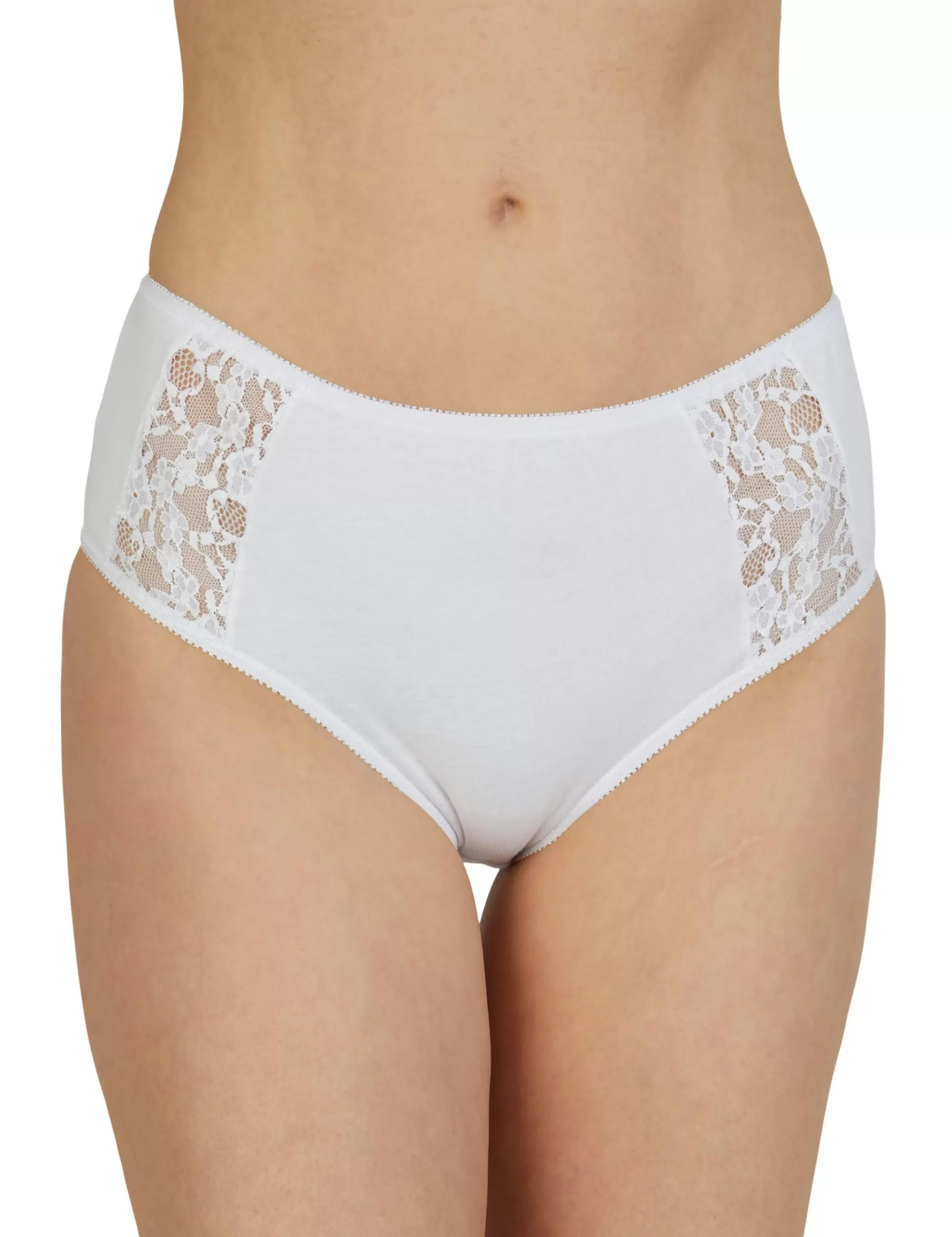 ADLER BODYWEAR Taillenslip 3Er Pack Weiß Outlet