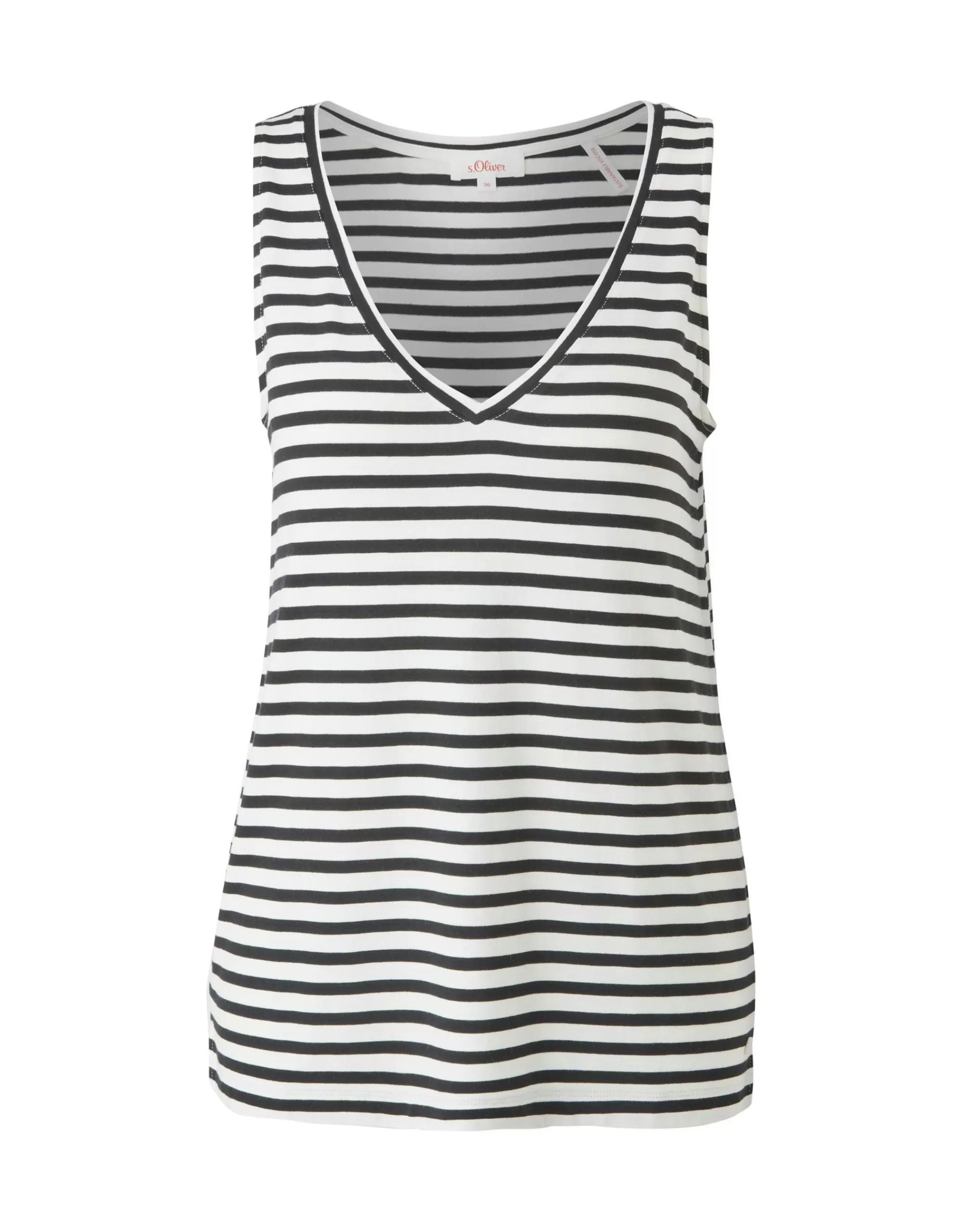 s.Oliver Tanktop Mit Streifenmuster Blau/Weiß Store