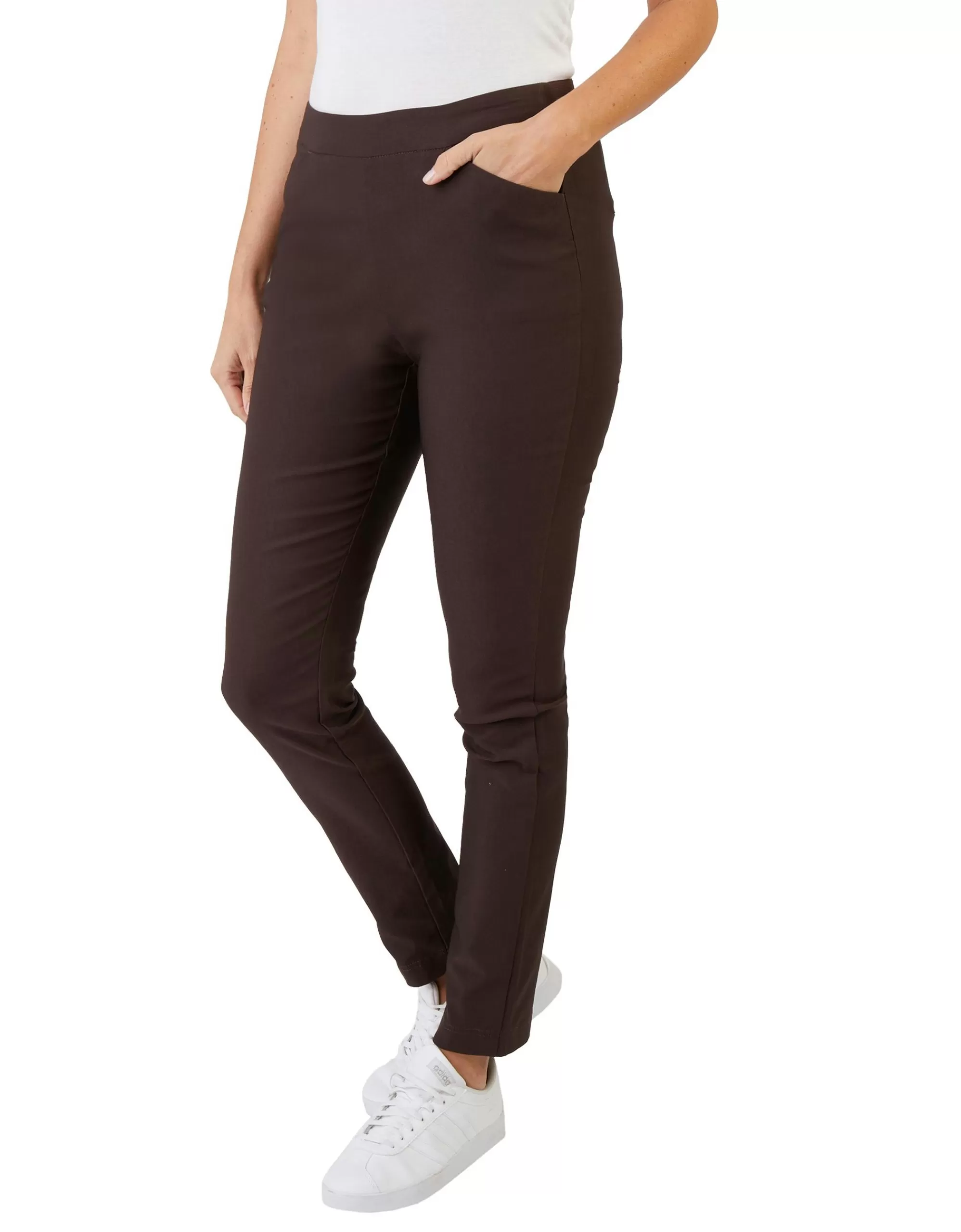 Bexleys woman Thermohose Dunkelbraun Shop