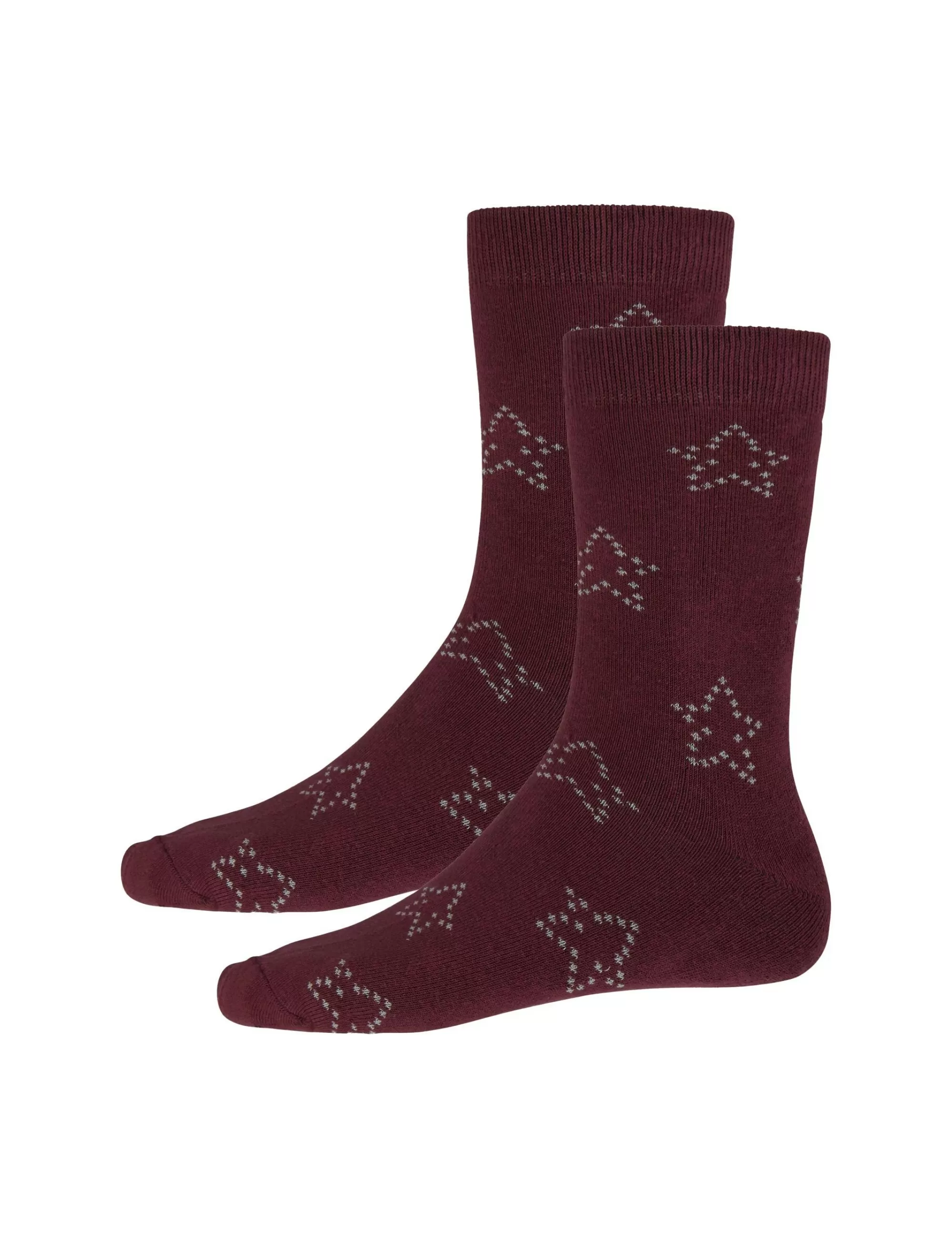 ADLER BASIC Thermosocken 2Er Pack Rot/Bordeaux/Weinrot Fashion