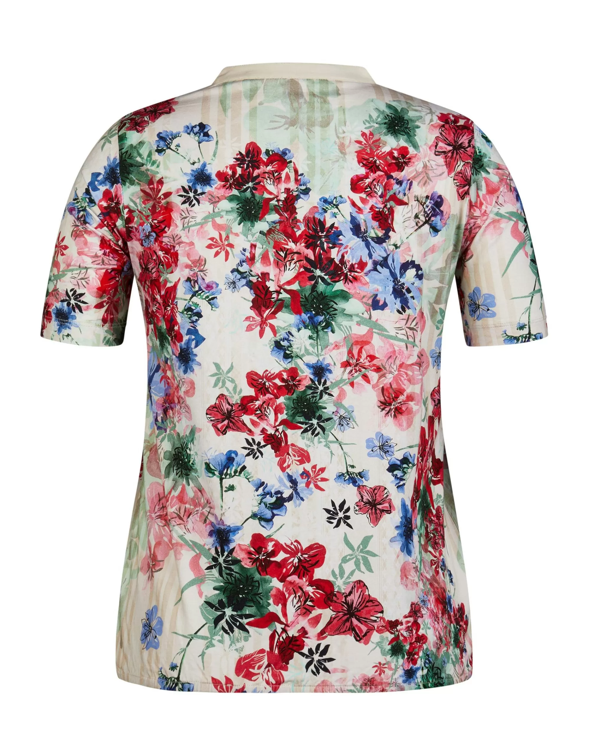 Roses & Angels T-Shirt Mit Blumendruck Creme Flash Sale