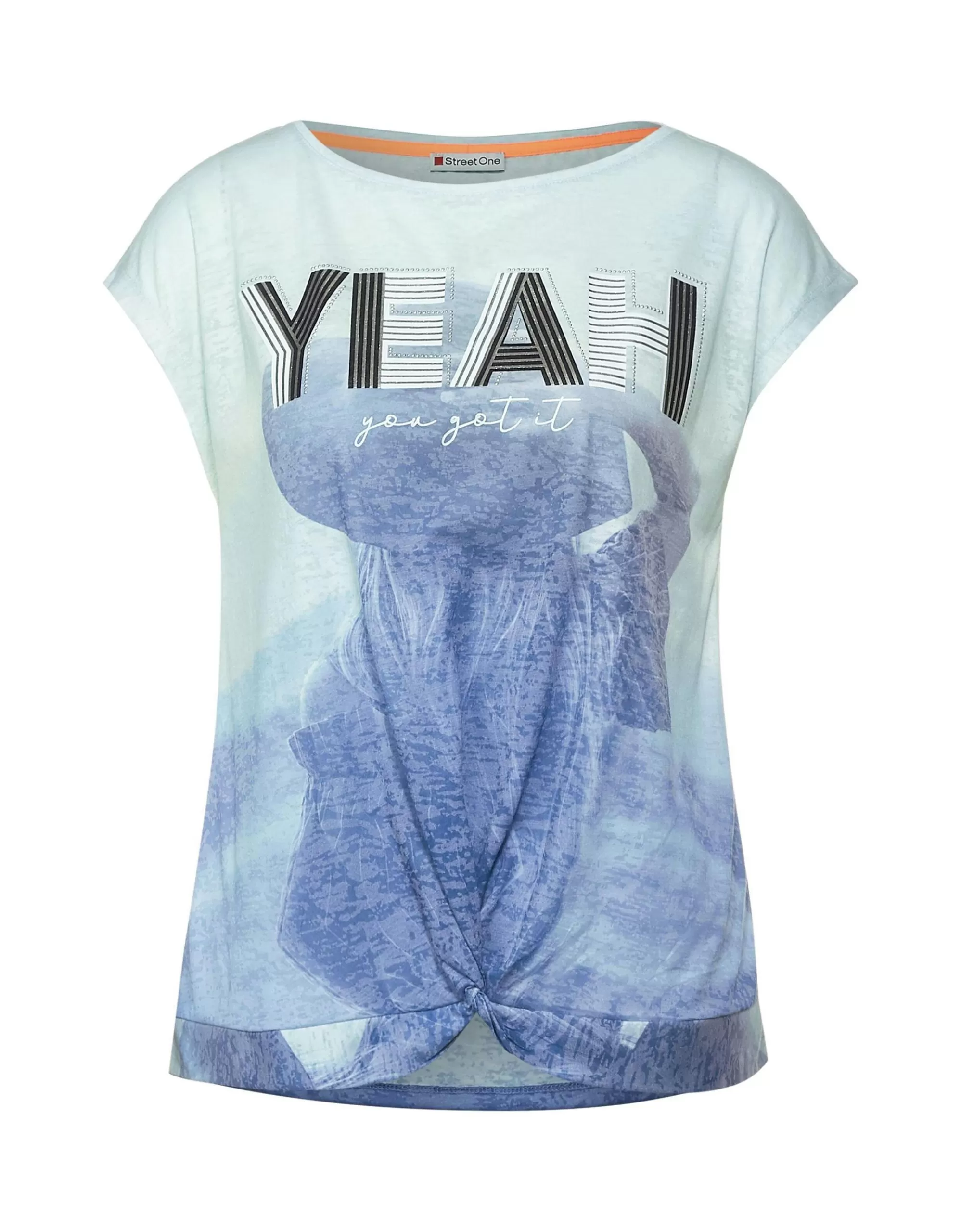 Street One T-Shirt Mit Fotoprint Blau Fashion