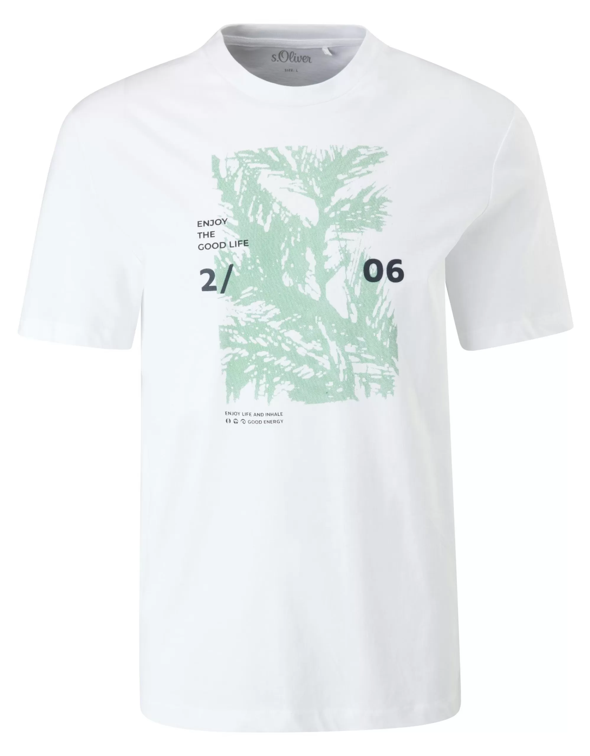 T-Shirt Mit Frontprint-s.Oliver Flash Sale