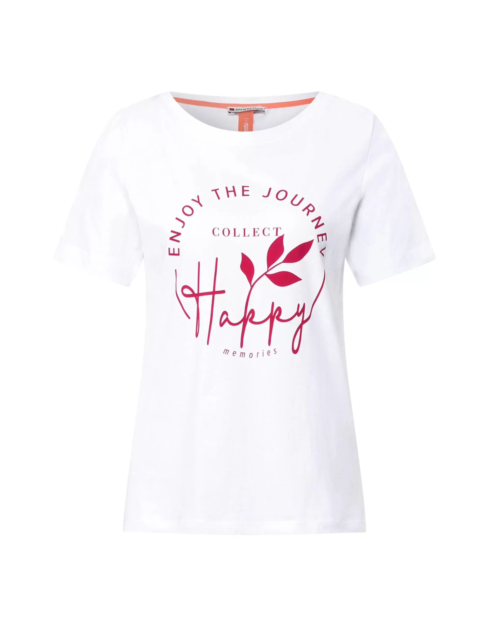 Street One T-Shirt Mit Frontprint Weiß Fashion