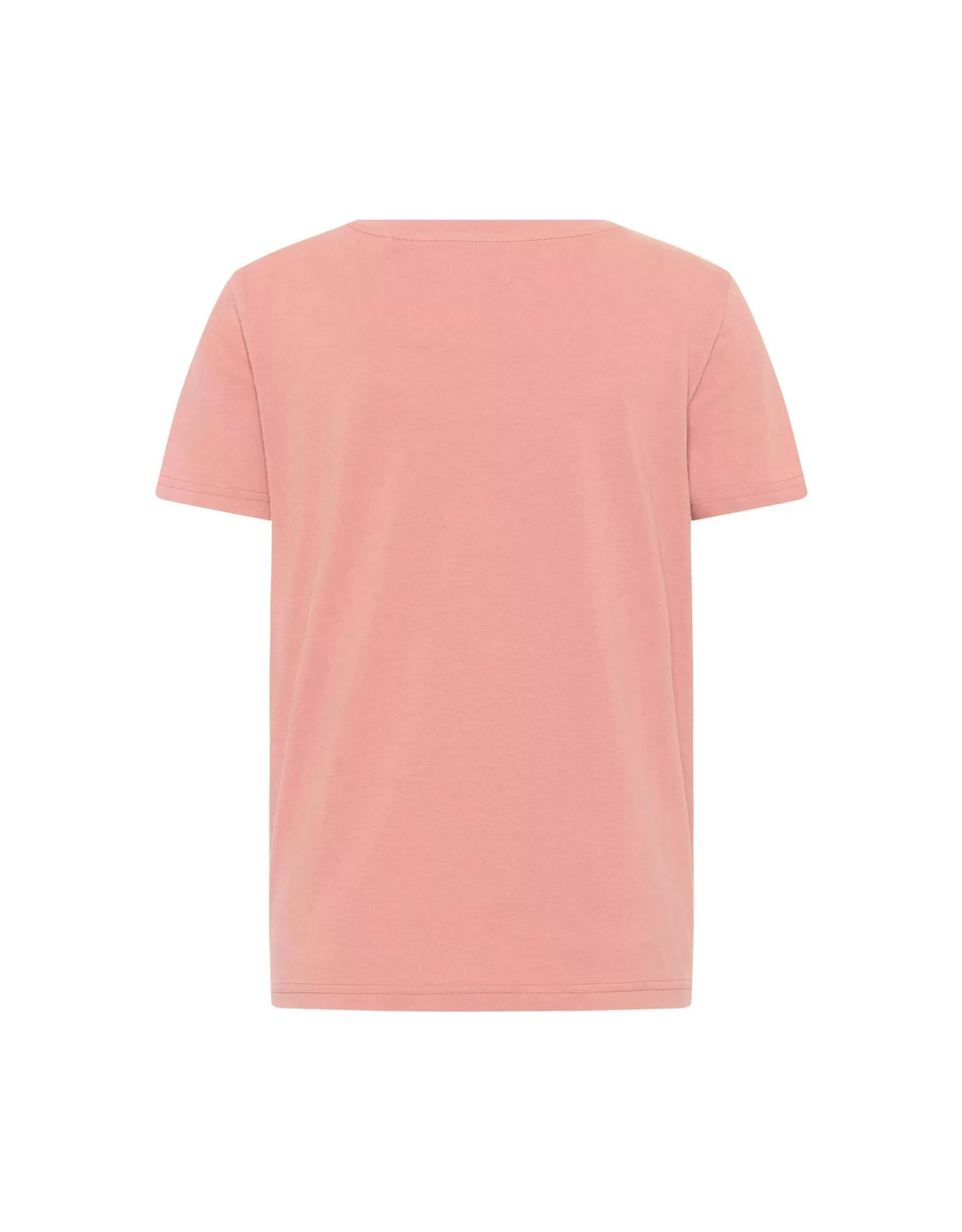 MUSTANG T-Shirt Mit Frontprint Rosa Outlet