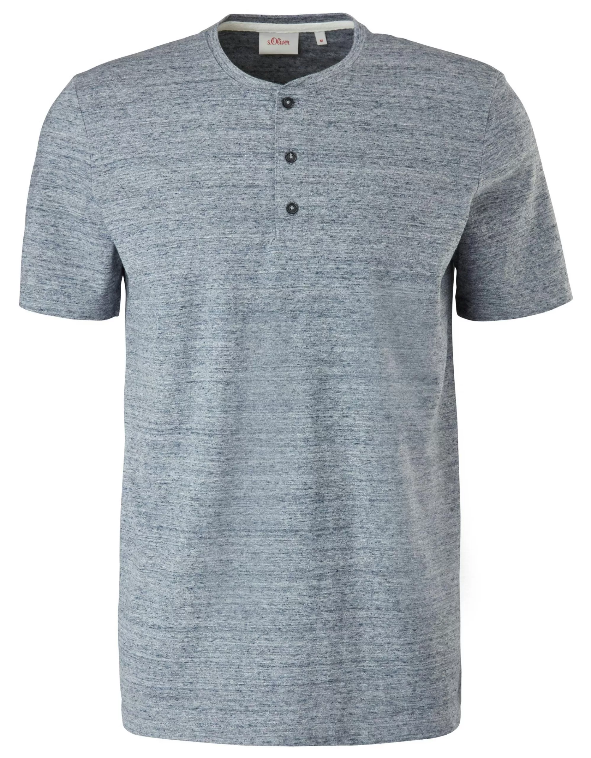 T-Shirt Mit Henley-Kragen-s.Oliver Cheap