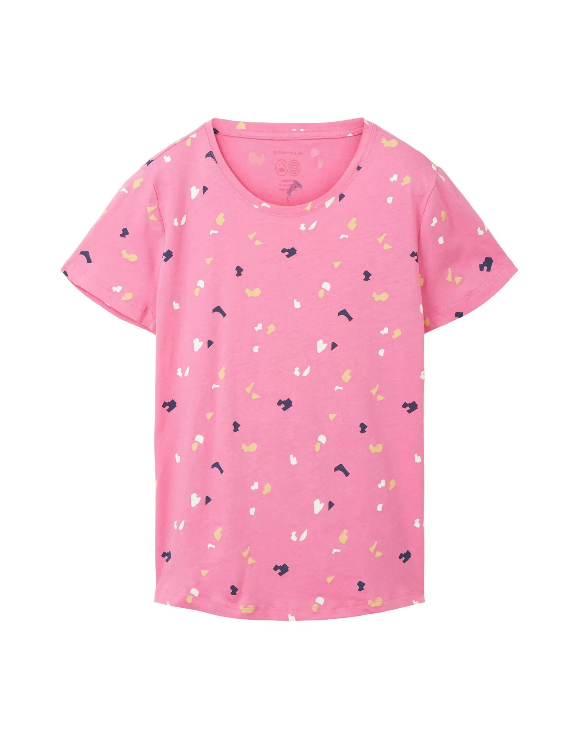 TOM TAILOR T-Shirt Mit Print Pink Sale