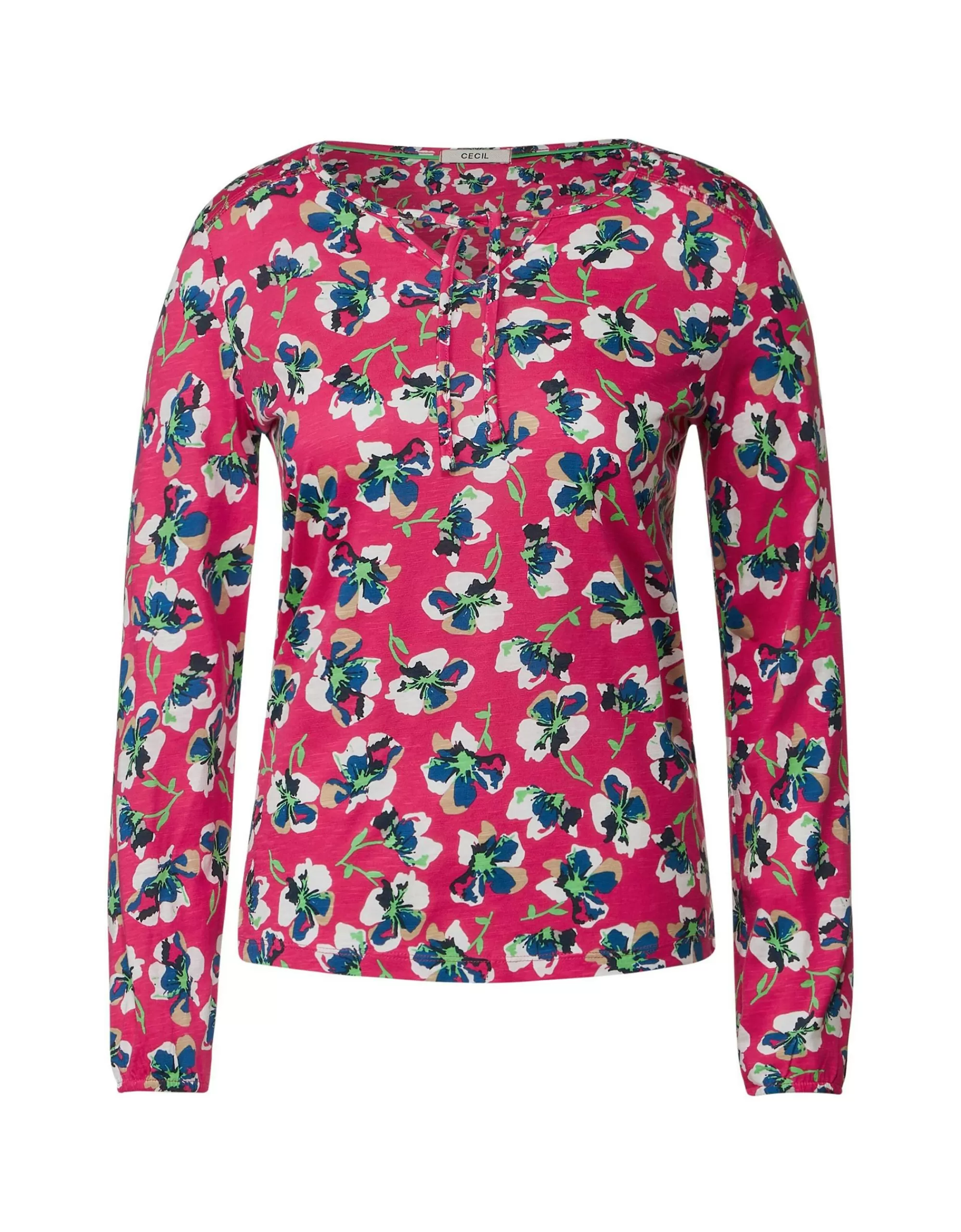 CECIL Tunikashirt Mit Blumenmuster Pink New