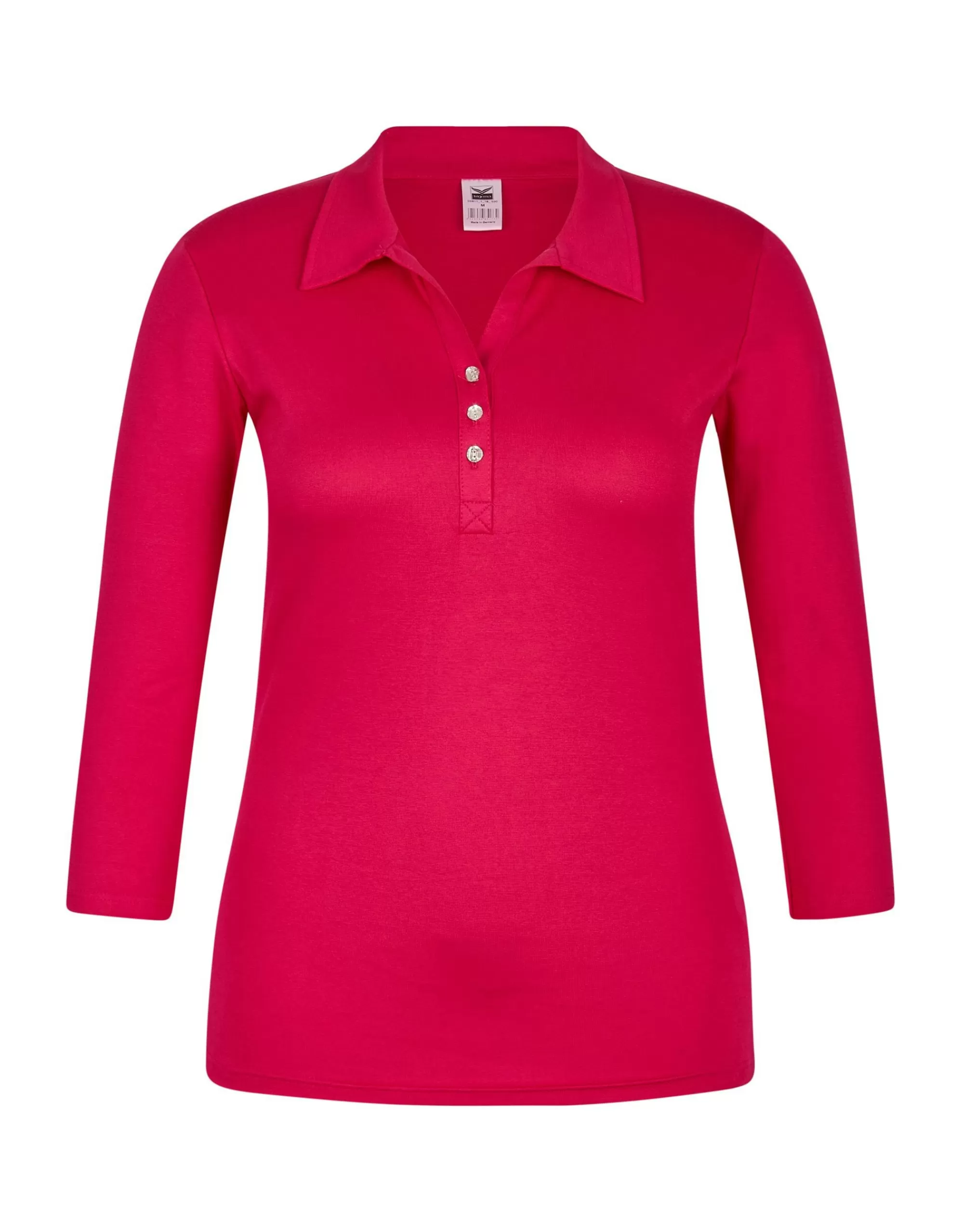 Trigema Unifarbenes Poloshirt Magenta Flash Sale