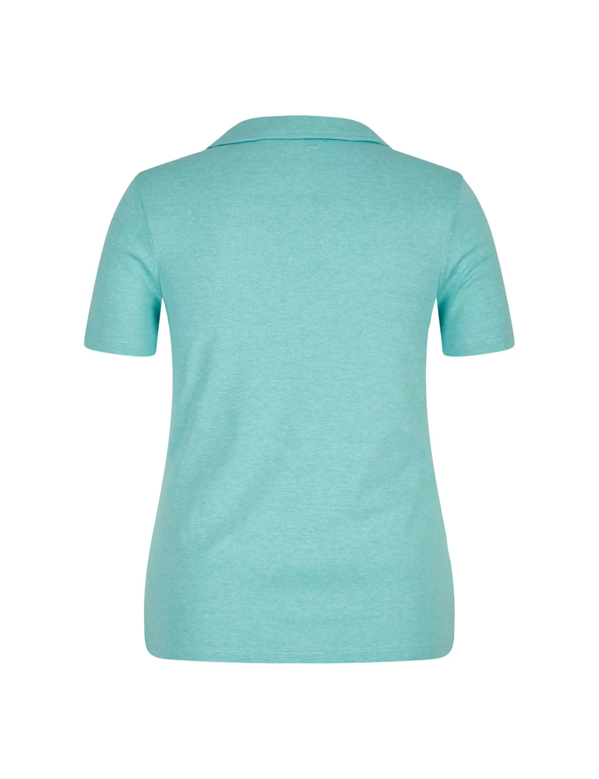 Bexleys woman Unifarbenes Poloshirt Türkis Best Sale