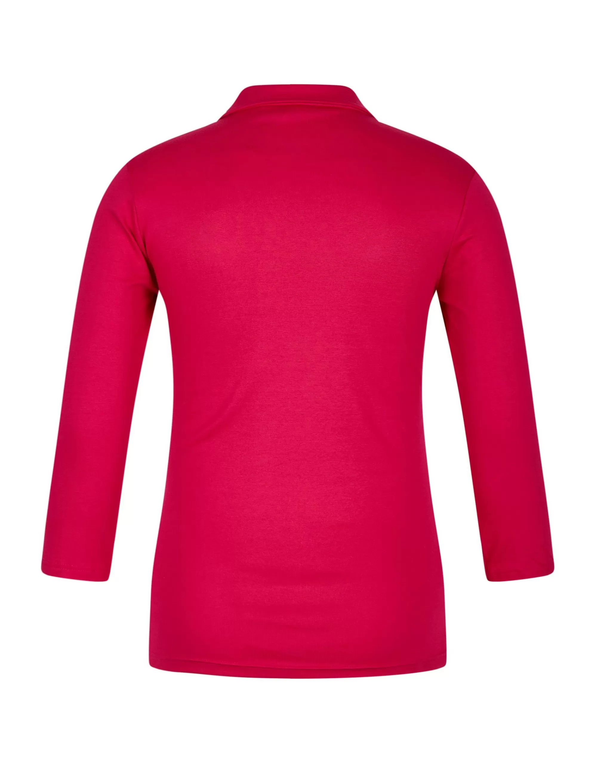 Trigema Unifarbenes Poloshirt Magenta Flash Sale