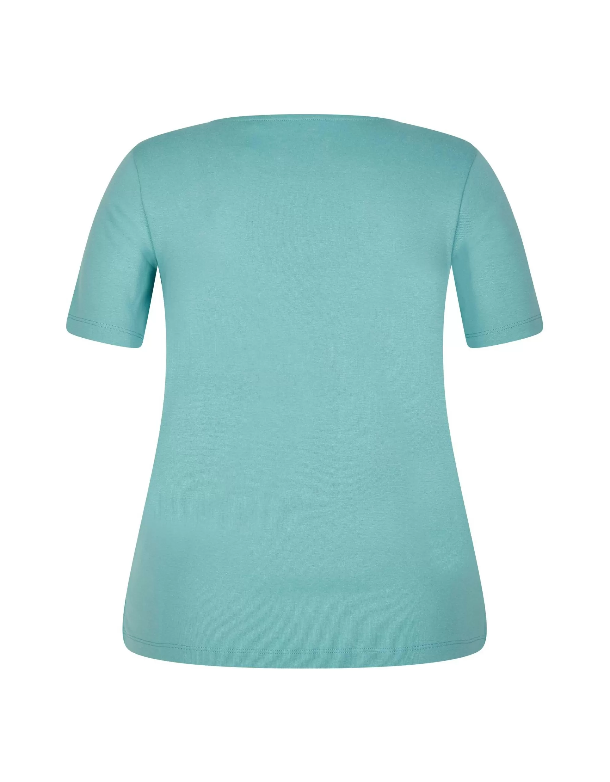 Bexleys woman Unifarbenes T-Shirt Türkis Cheap