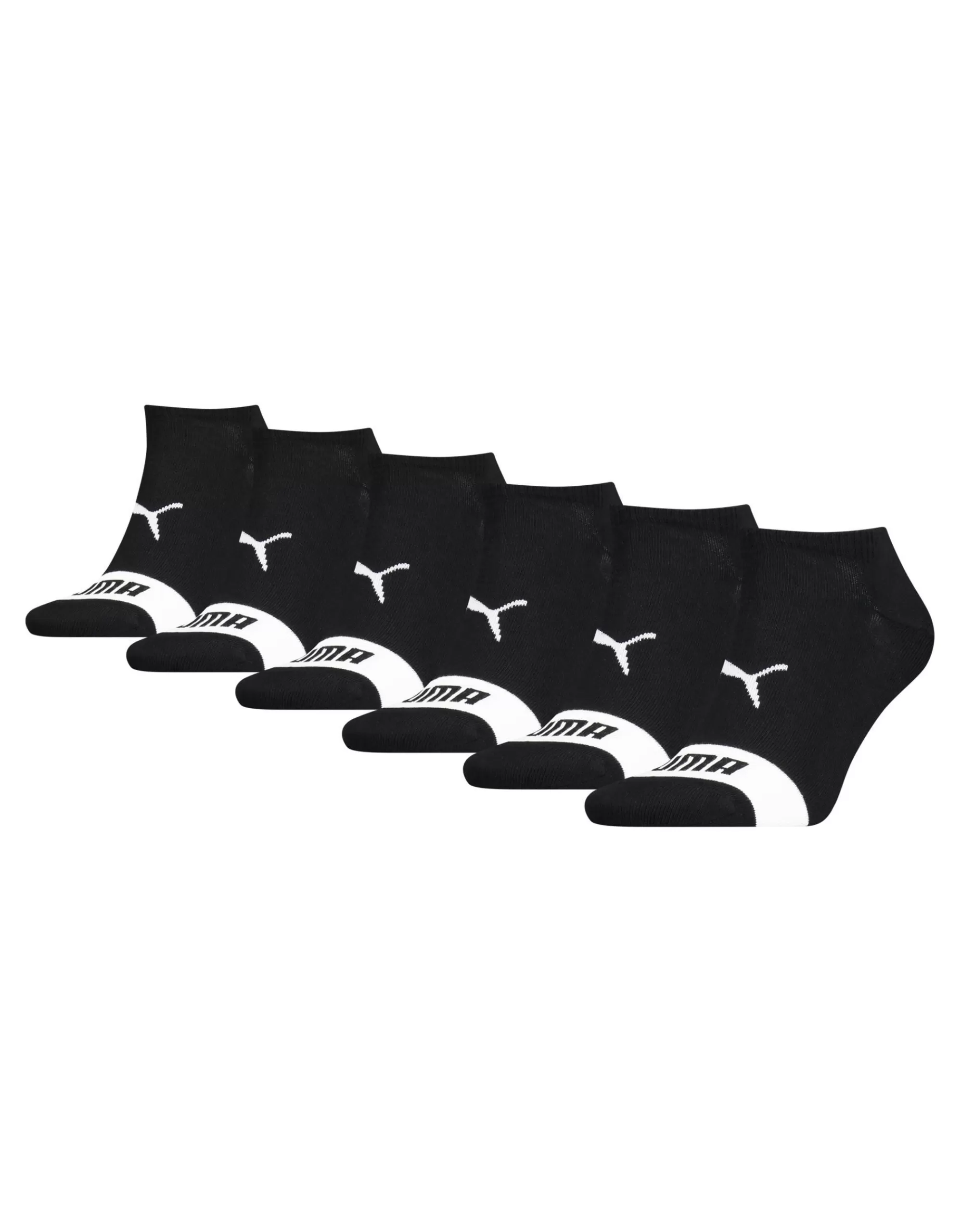 Puma Unisex Sneaker-Socken6Er Pack Schwarz/Weiß Discount