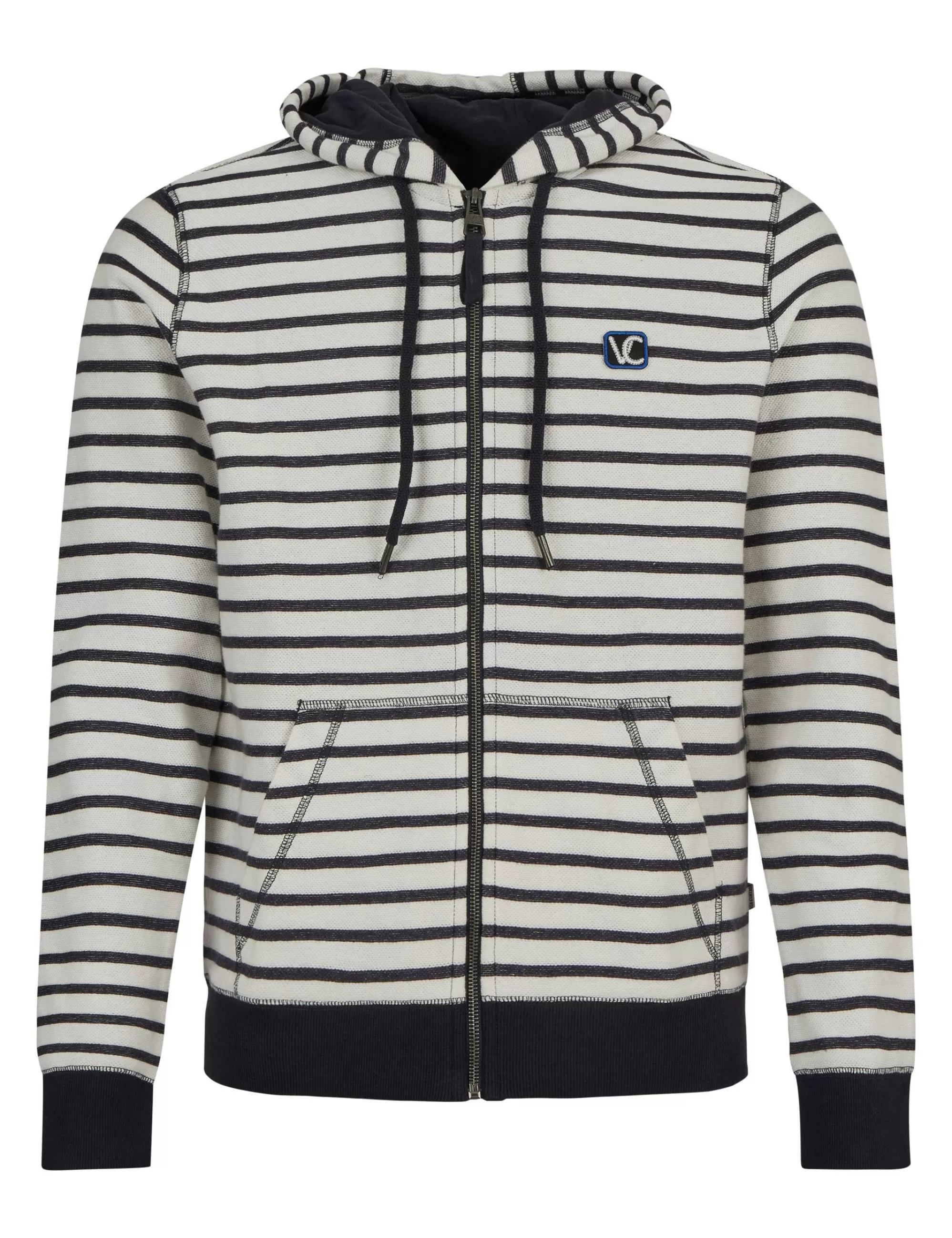 Sweatjacke Gestreift-Via Cortesa Store