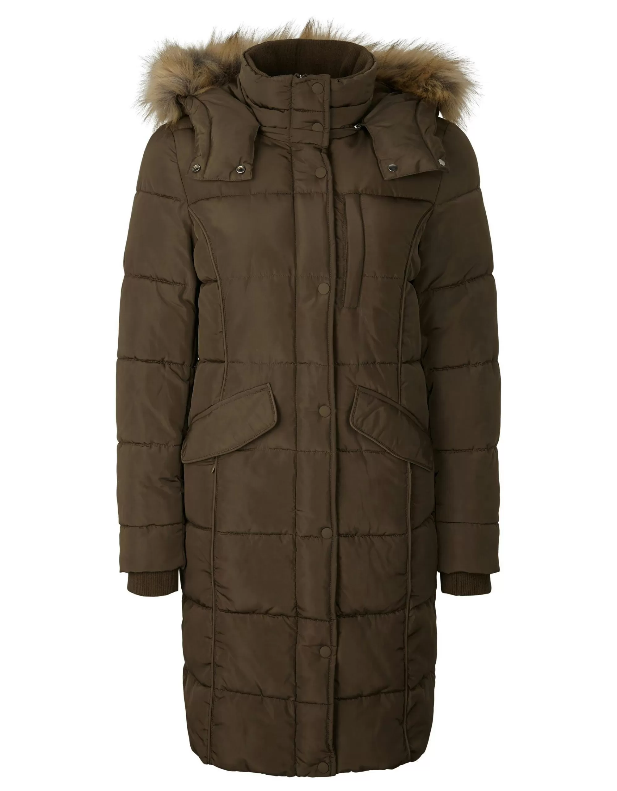 TOM TAILOR Wattierter Parka Khaki Hot